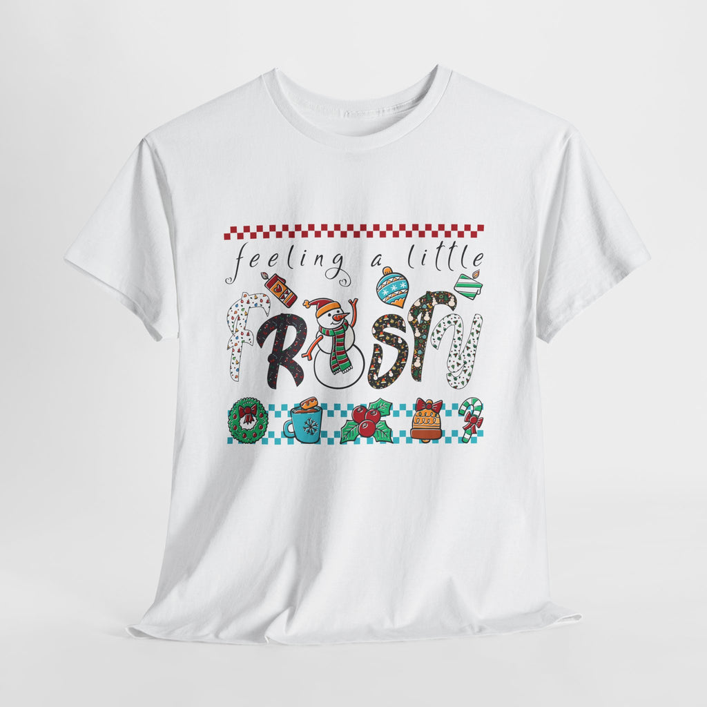 Christmas Frosty Unisex Cotton Tee