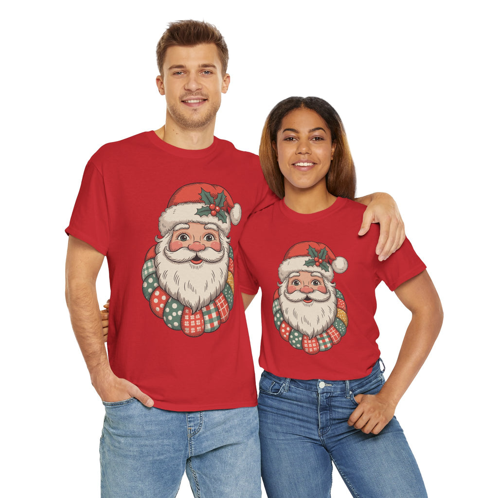 Vintage Santa Unisex Cotton Tee