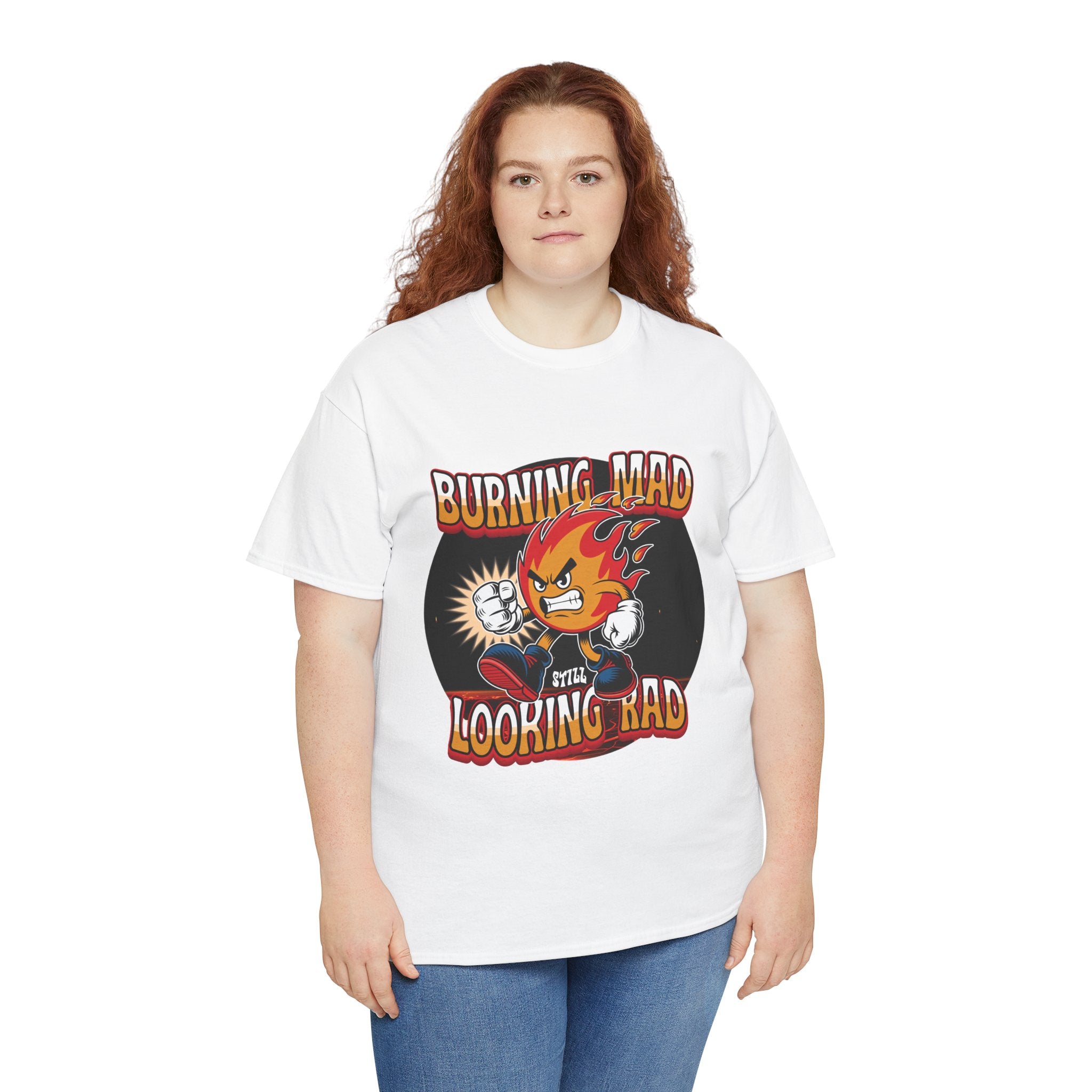 Burning Mad Looking Rad Unisex Tee