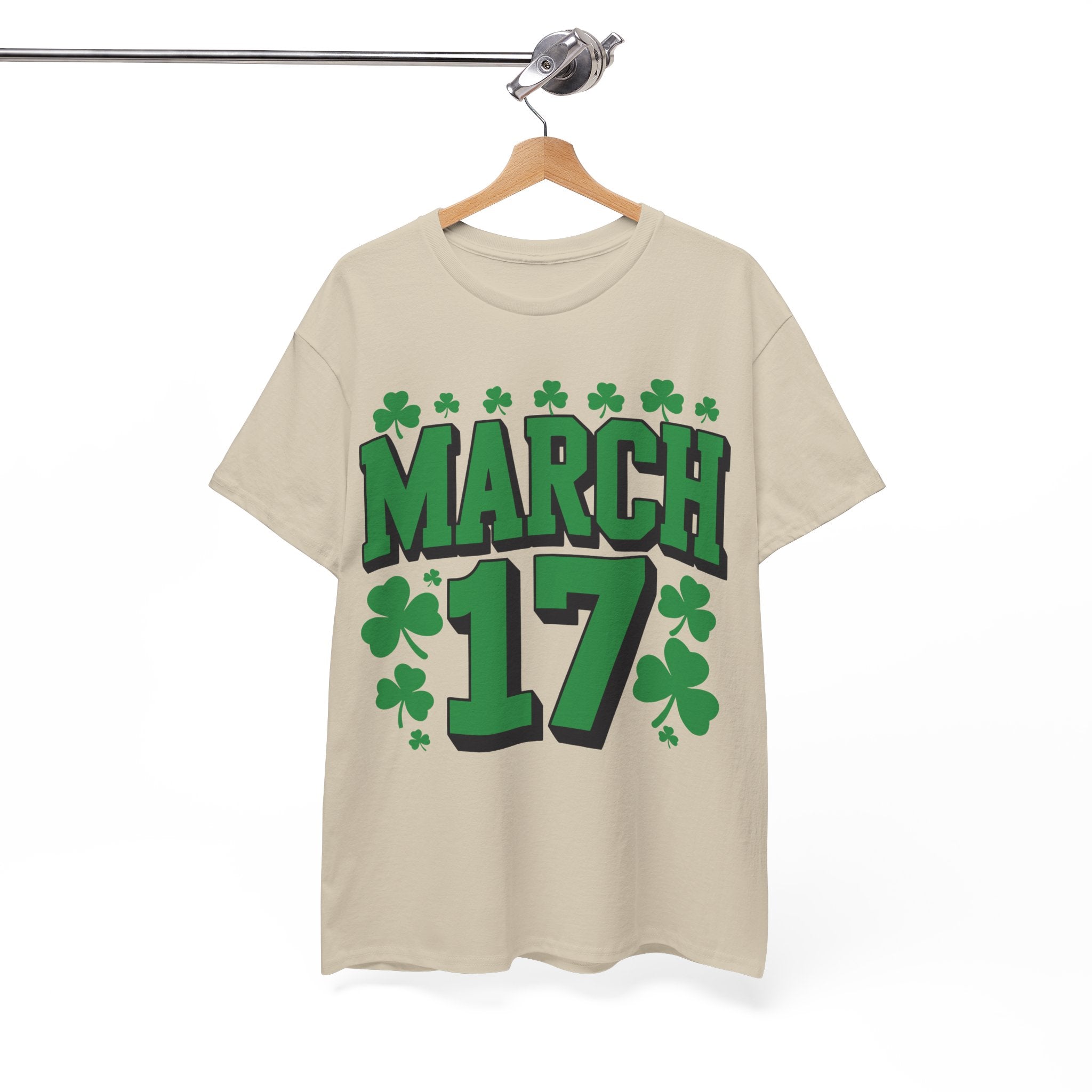 St. Patrick’s Day March 17 Shamrock Unisex Cotton T‑Shirt