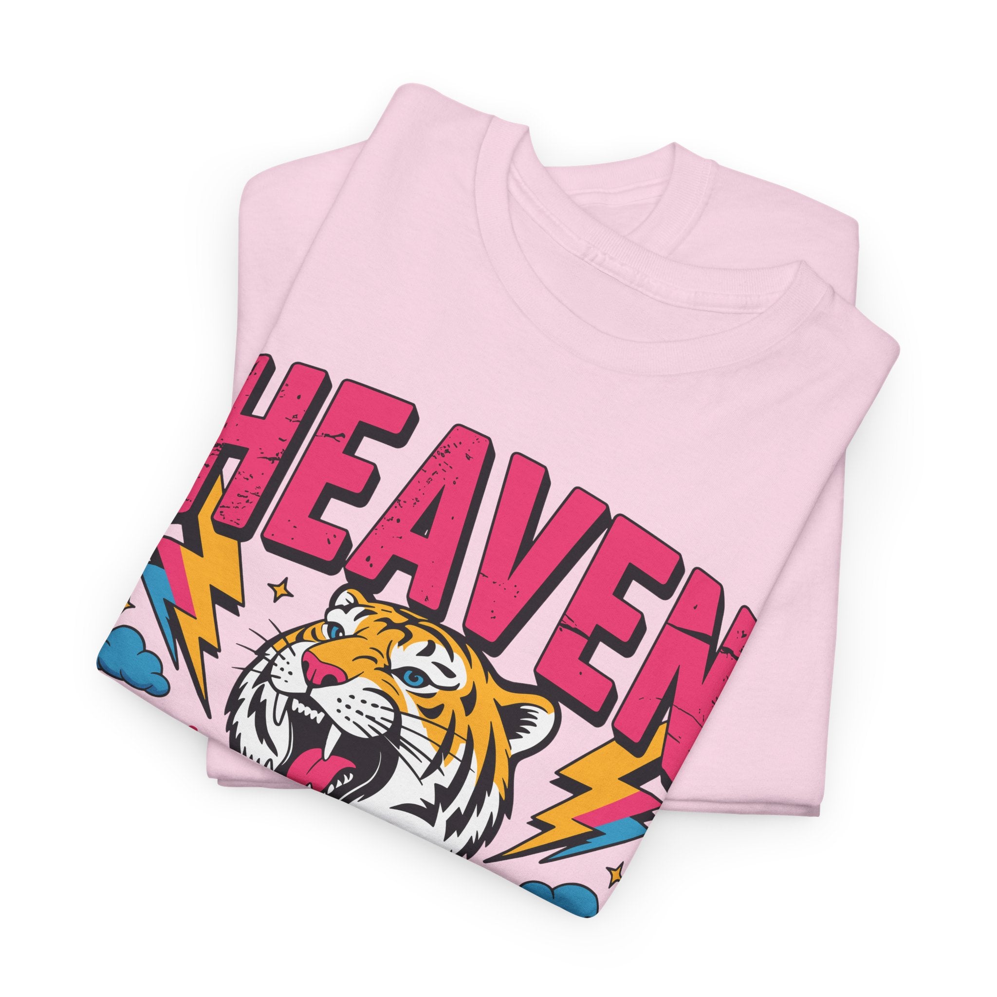 Psalm 19:1 Tiger Praise T-Shirt — Bold Christian Roaring Tiger Graphic.Unisex Cotton Tee