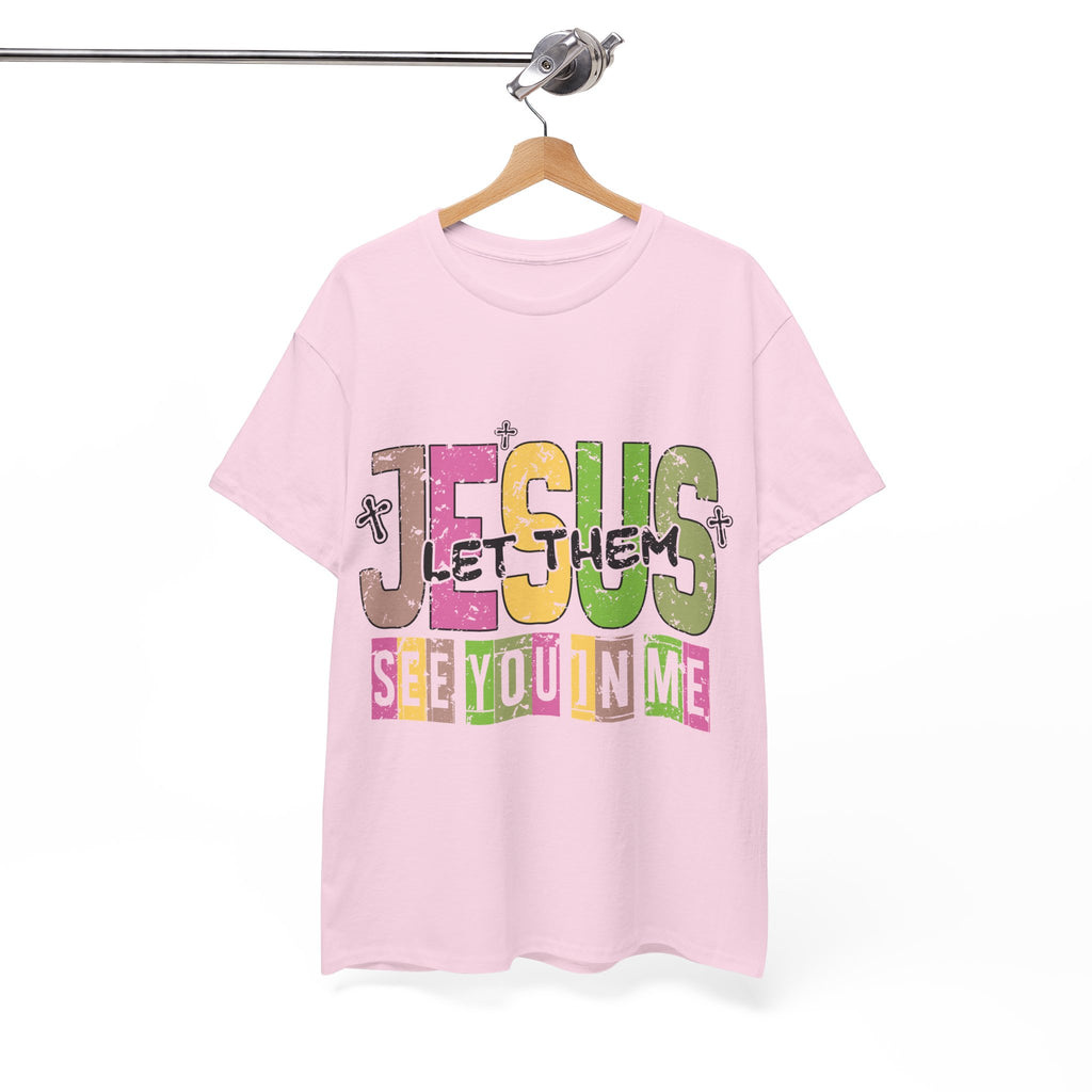 Jesus ‘See You In Me’ Distressed Pastel Unisex Cotton T-Shirt