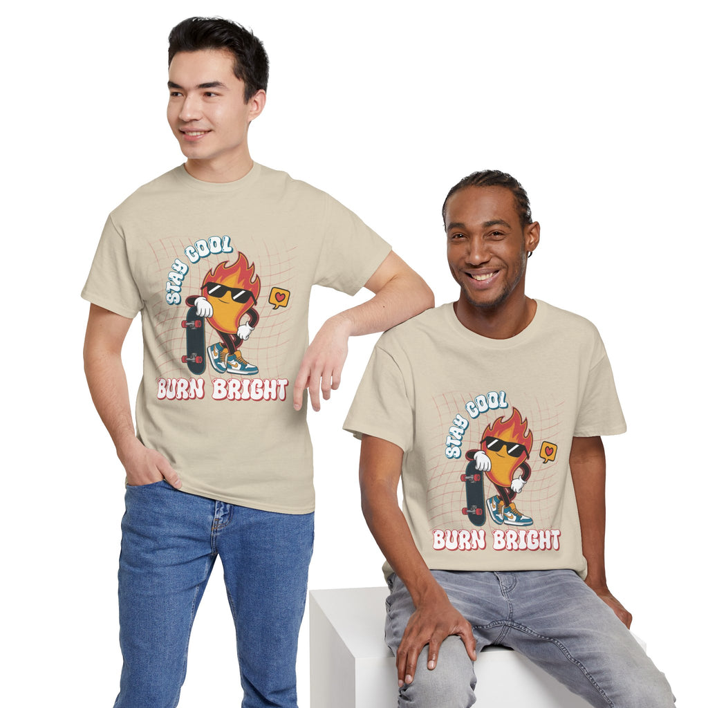 Stay Cool Burn Bright Unisex Tee