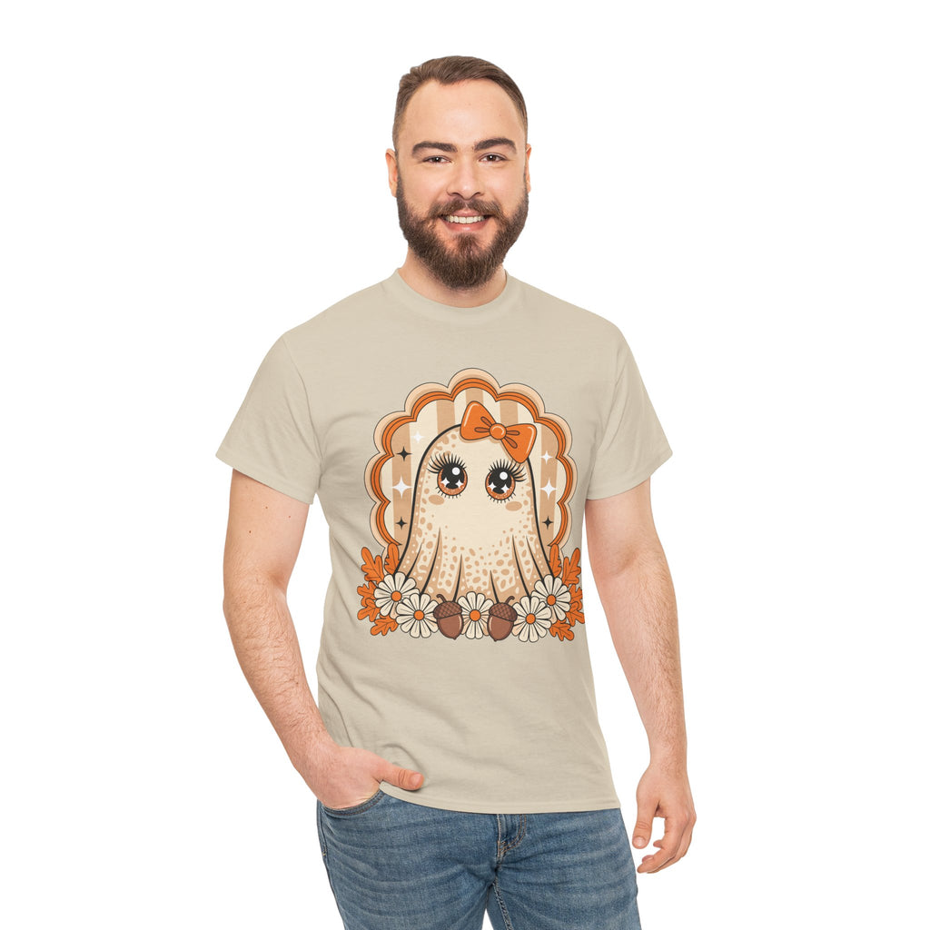 Ghost and Daisies Unisex Cotten Tee