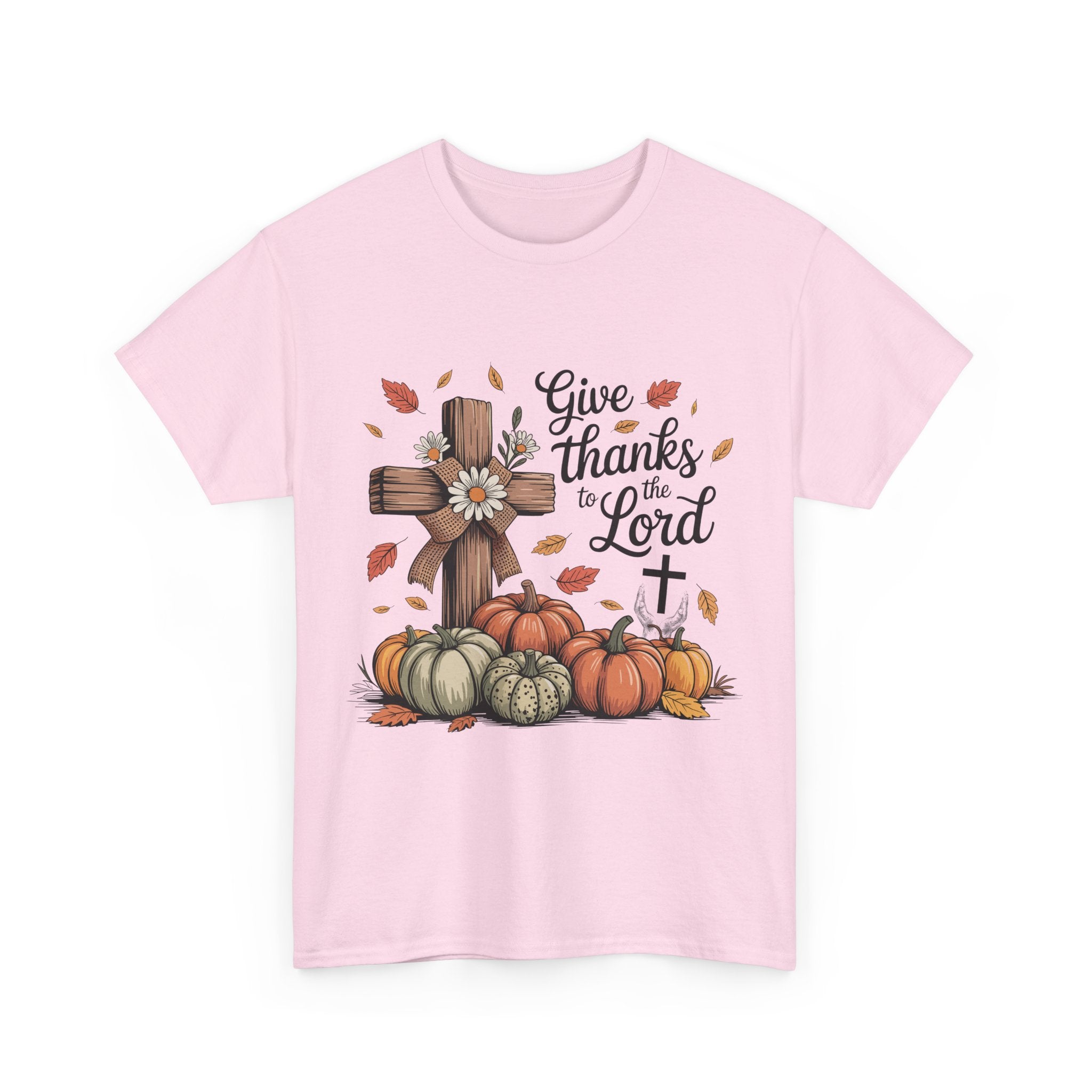 Thankful Cross Tee for Fall- Unisex