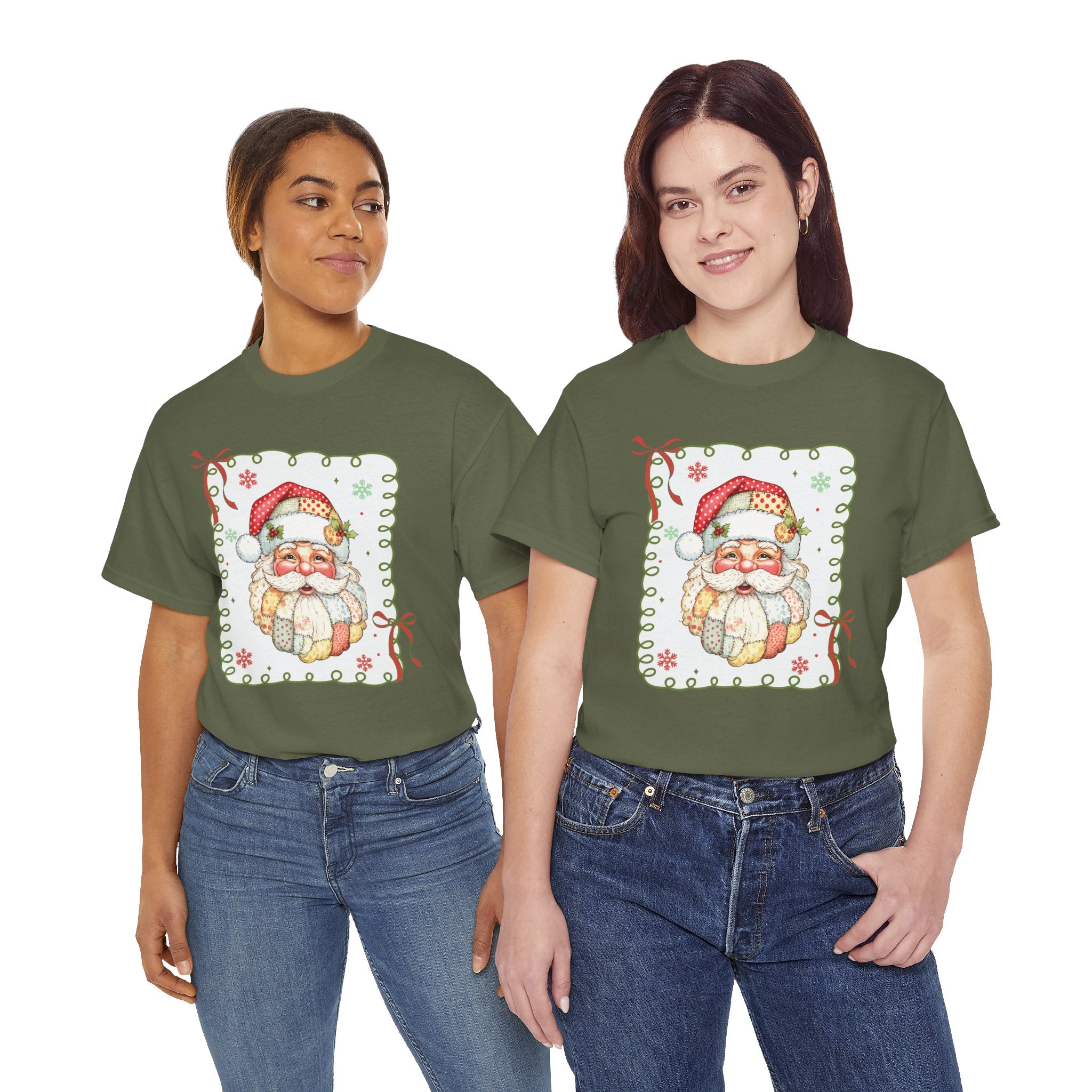 Santa Vintage Unisex Cotton Tee