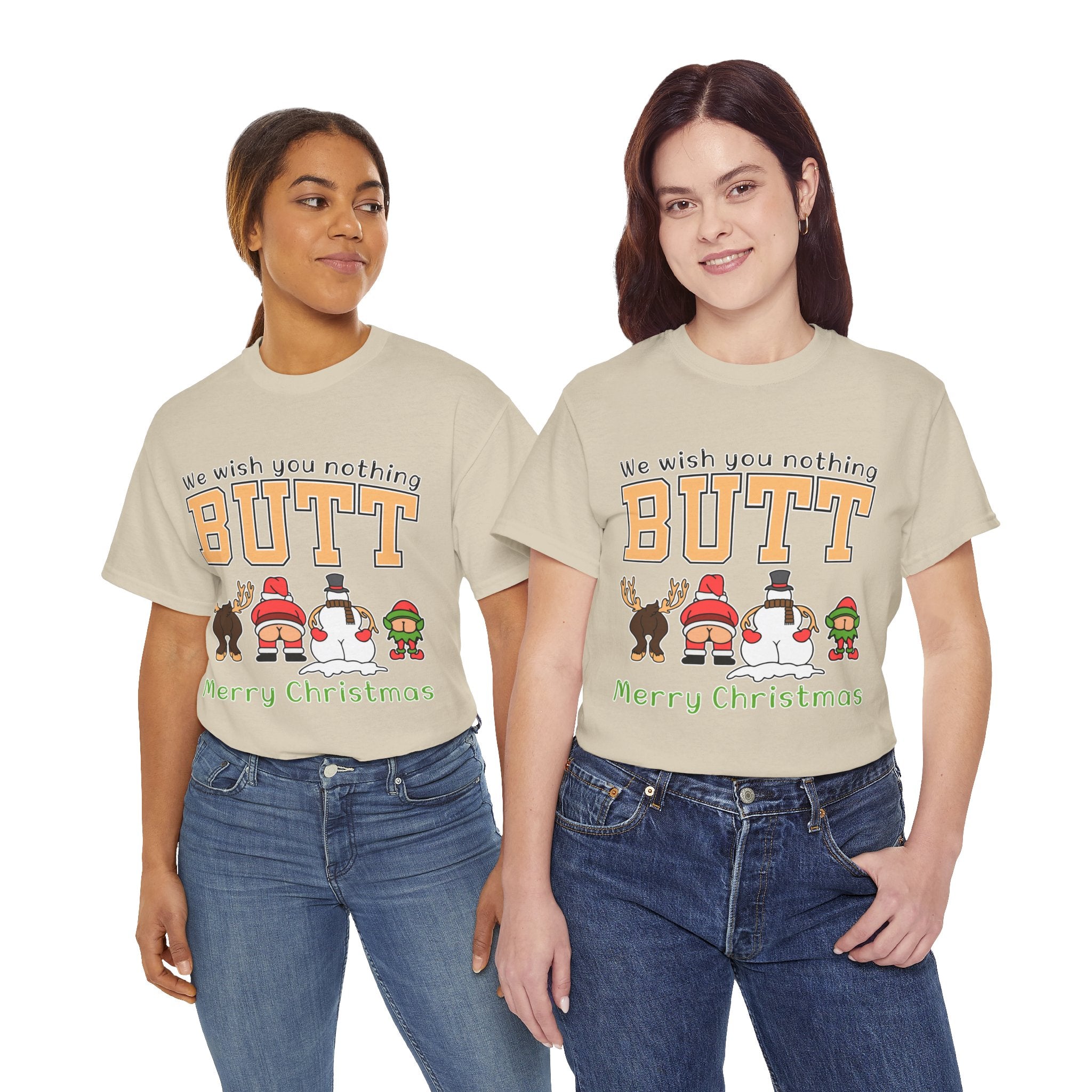 Christmas Butts Unisex Cotton Tee