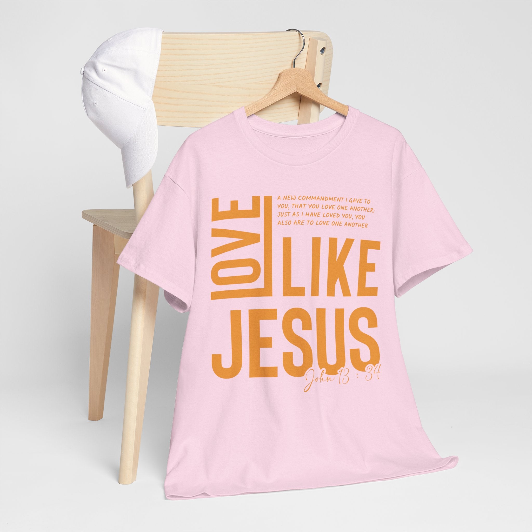 Love Like Jesus T-Shirt — John 13:34 Christian Unisex Cotton Tee
