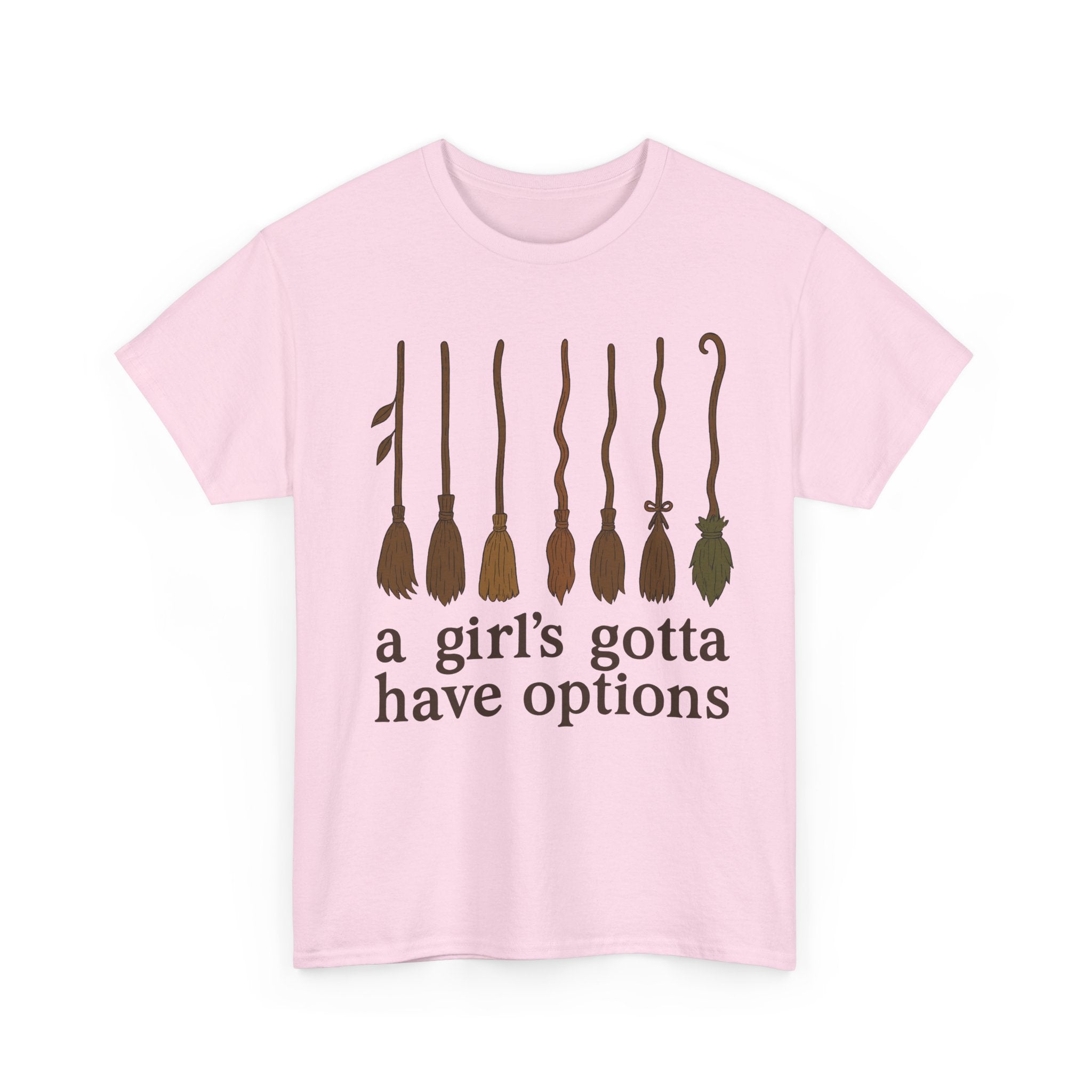 Witch Brooms Options Unisex Cotton Tee