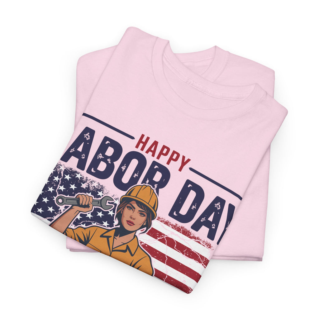 Happy US Labour Day T-Shirt - Unisex Heavy Cotton Tee