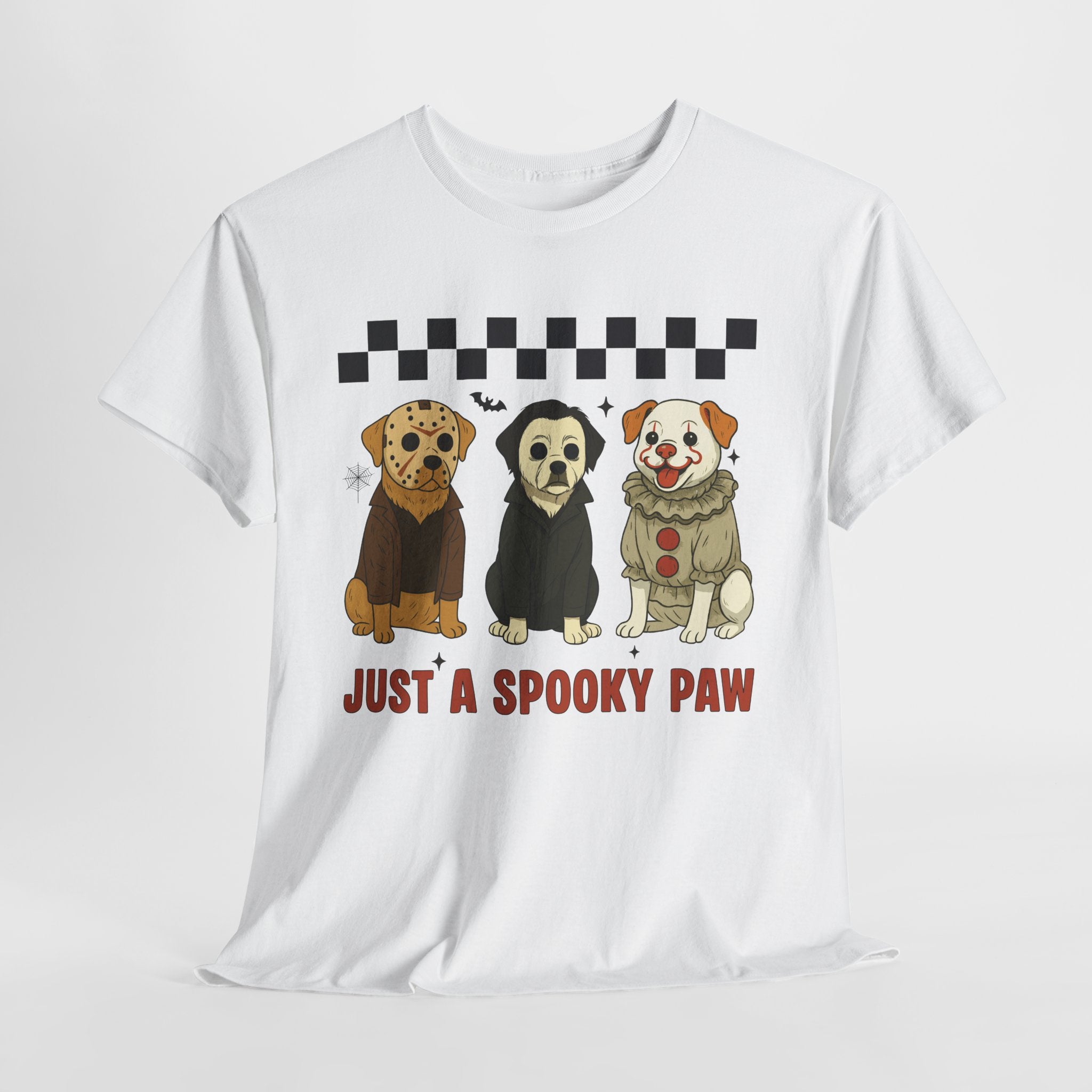 Halloween "Just A Spooky Paw" Unisex Cotton Tee