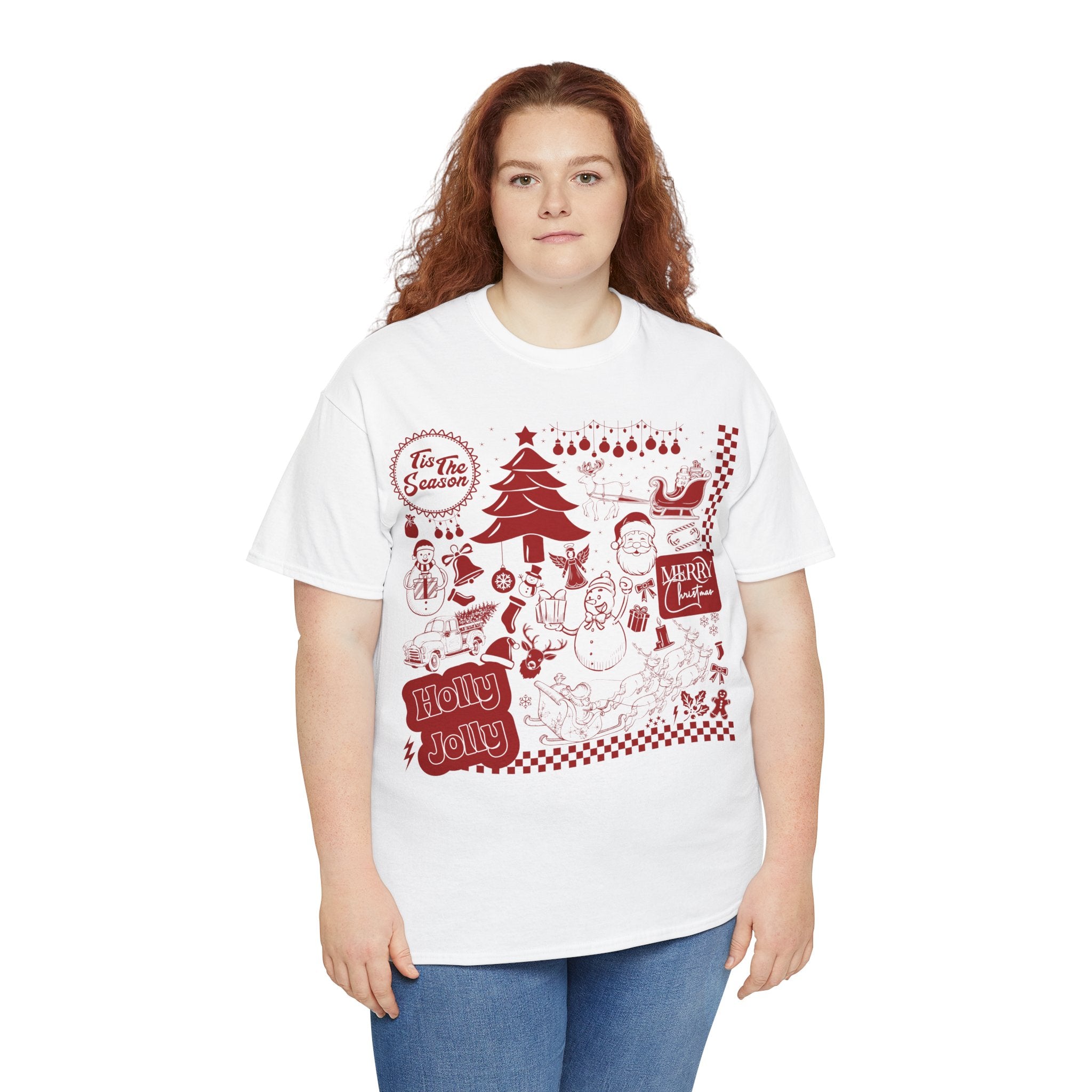 Christmas Festive Unisex Cotton T-shirt