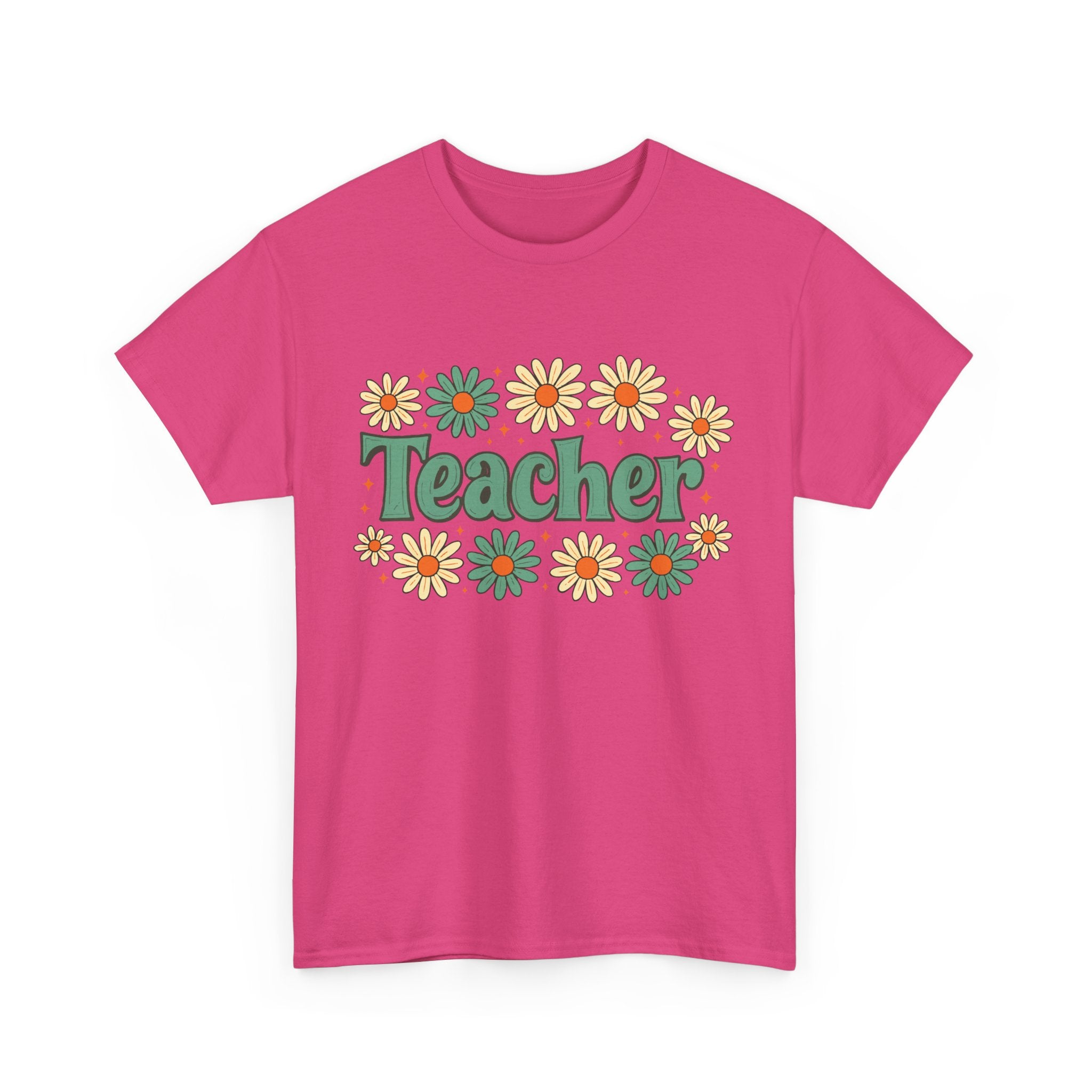 Floral Teacher Tee - Perfect Gift for Educators