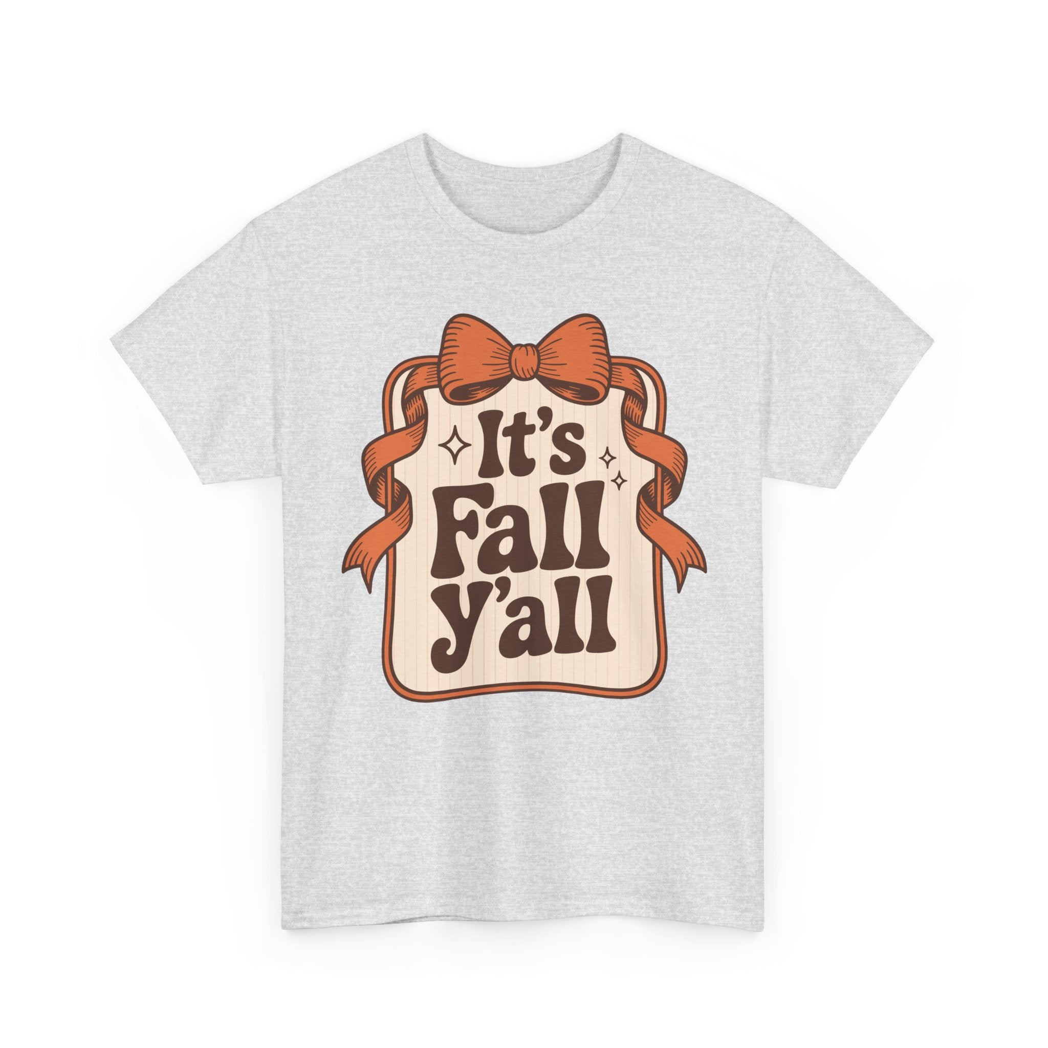 It’s Fall Y’all Autumn Ribbon Unisex Cotton Tee