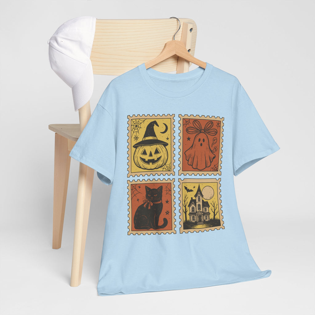 Halloween Stamp Collection Unisex Cotton Tee