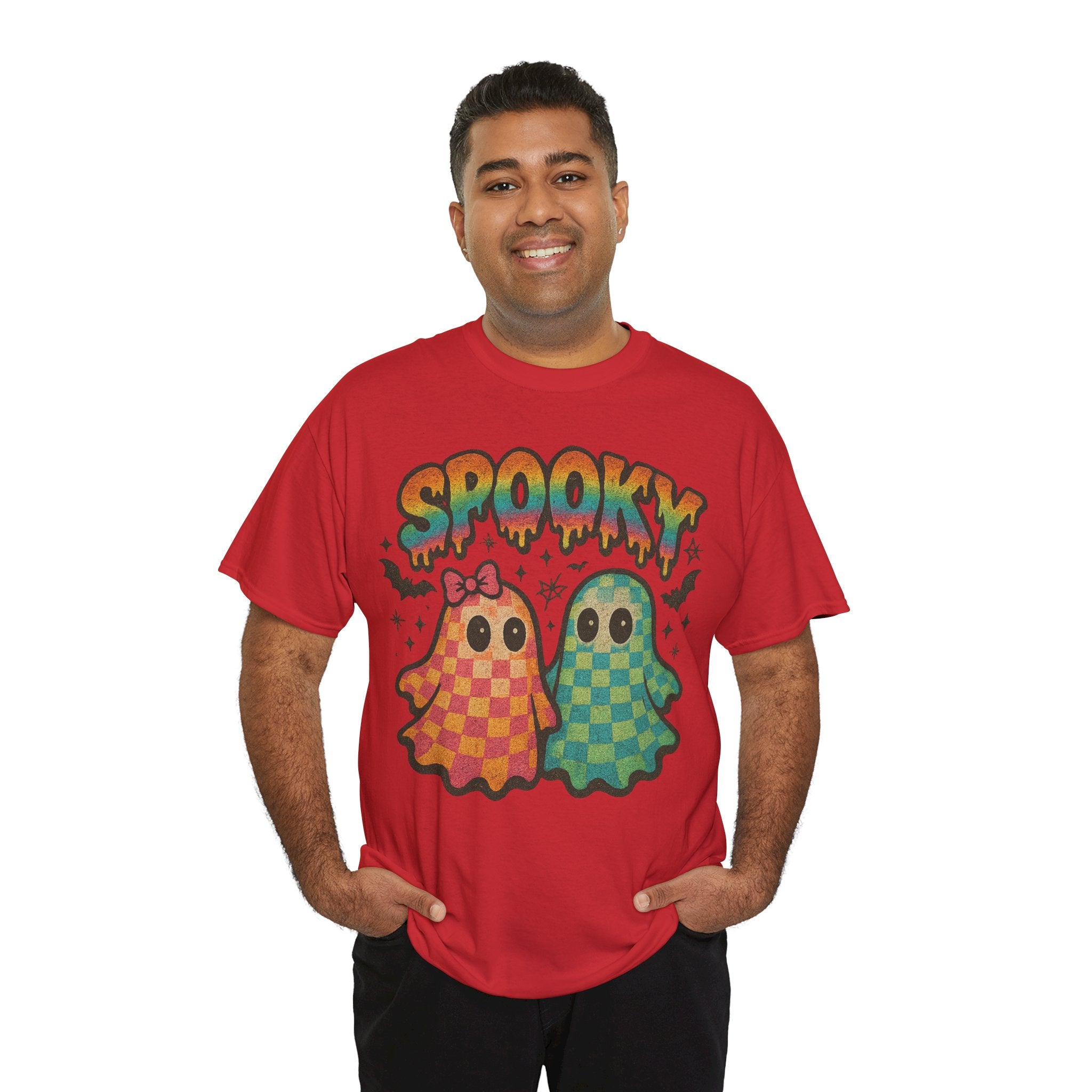 Spooky Pastel Ghosts Unisex Cotton Tee