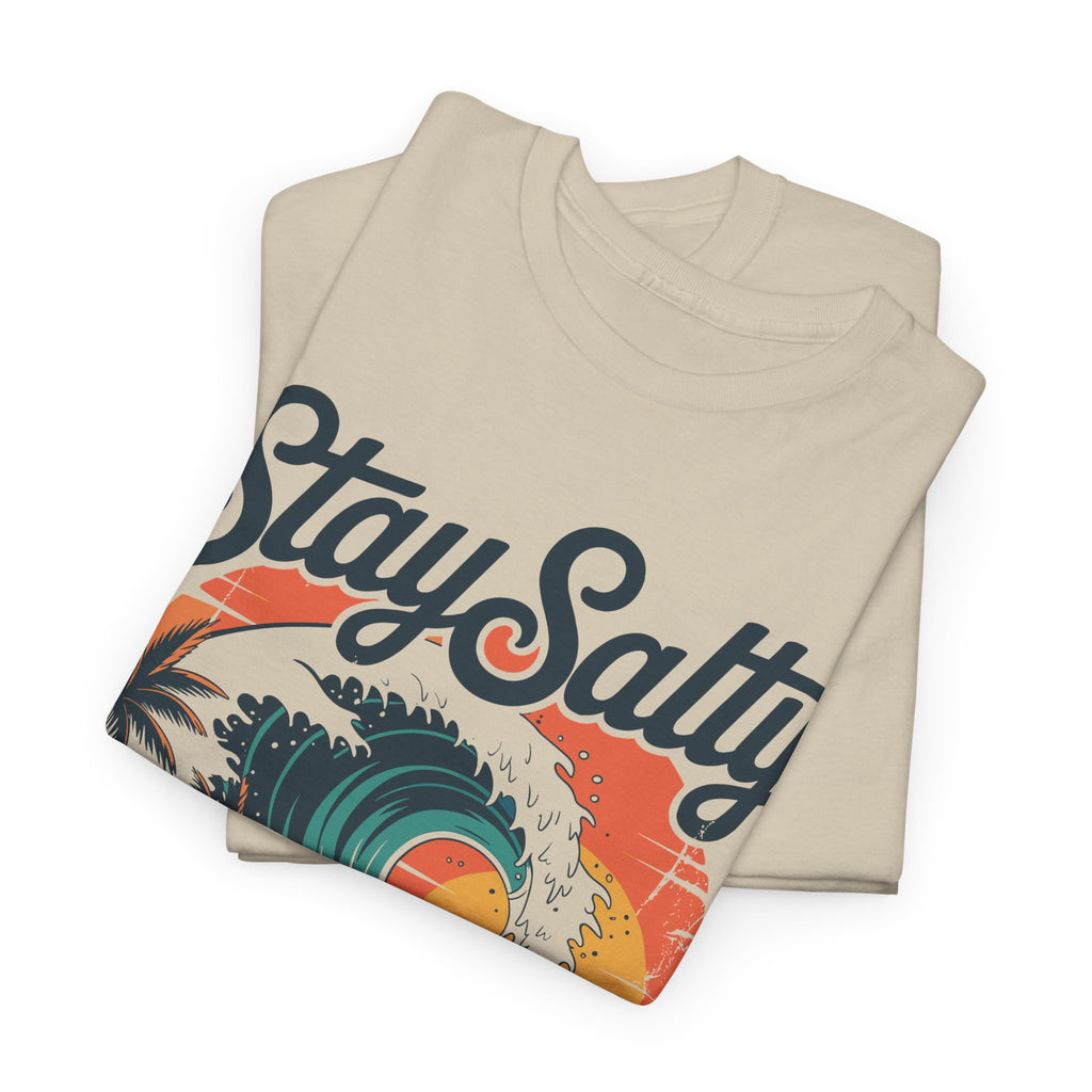 Stay Salty Beach Tee — "You are the salt of the earth (Matthew 5:13)"Unisex Cotton Tee