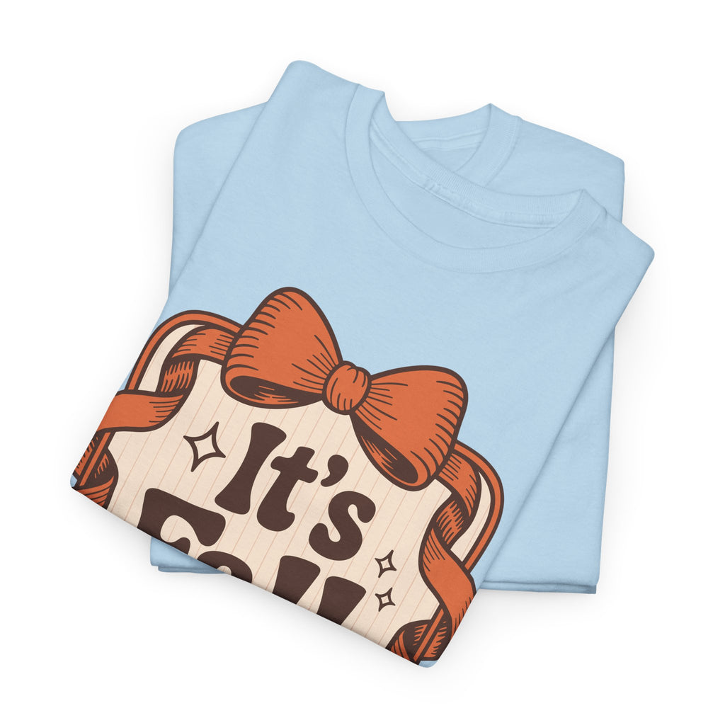It’s Fall Y’all Autumn Ribbon Unisex Cotton Tee