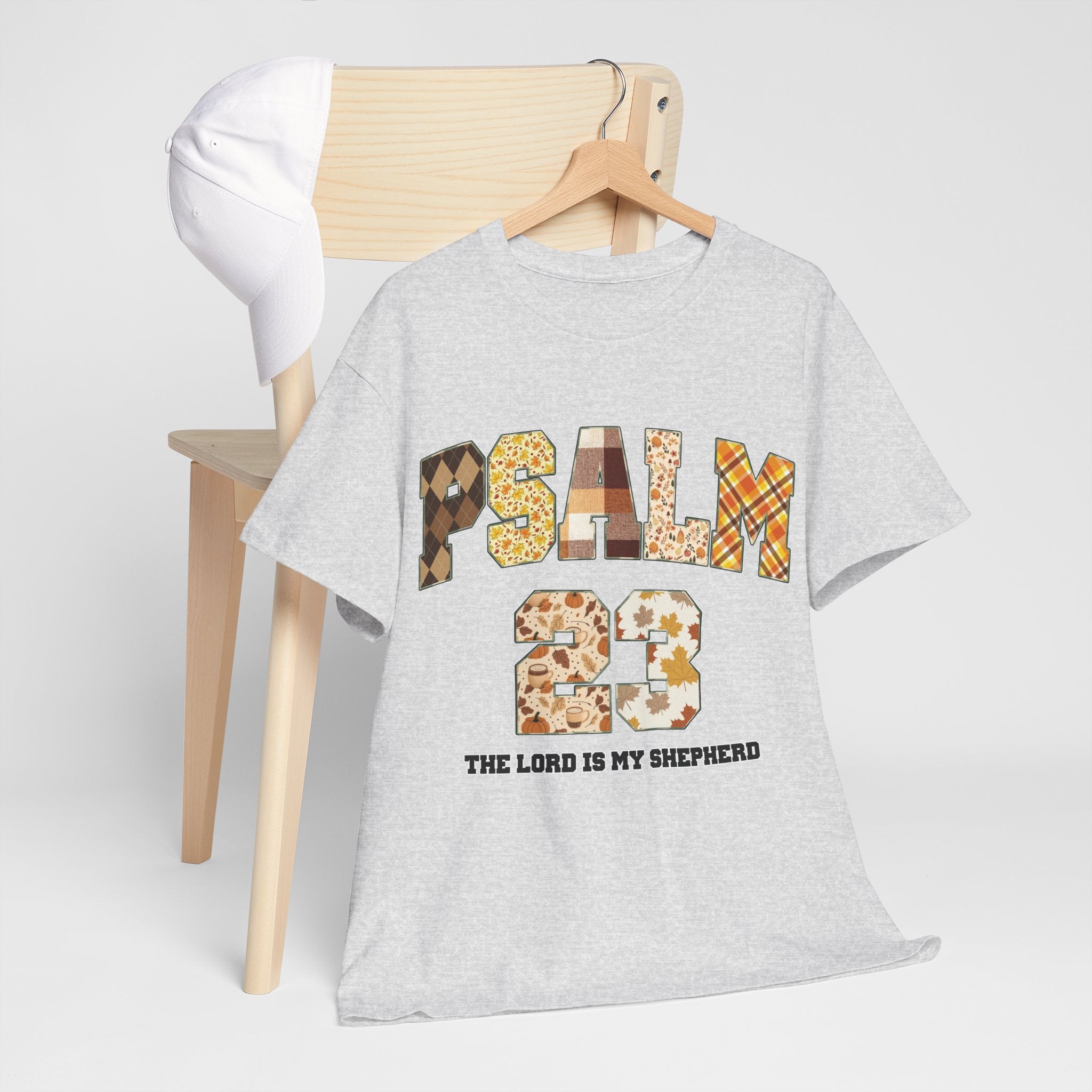 Psalm 23 Patchwork Unisex Cotton Tee