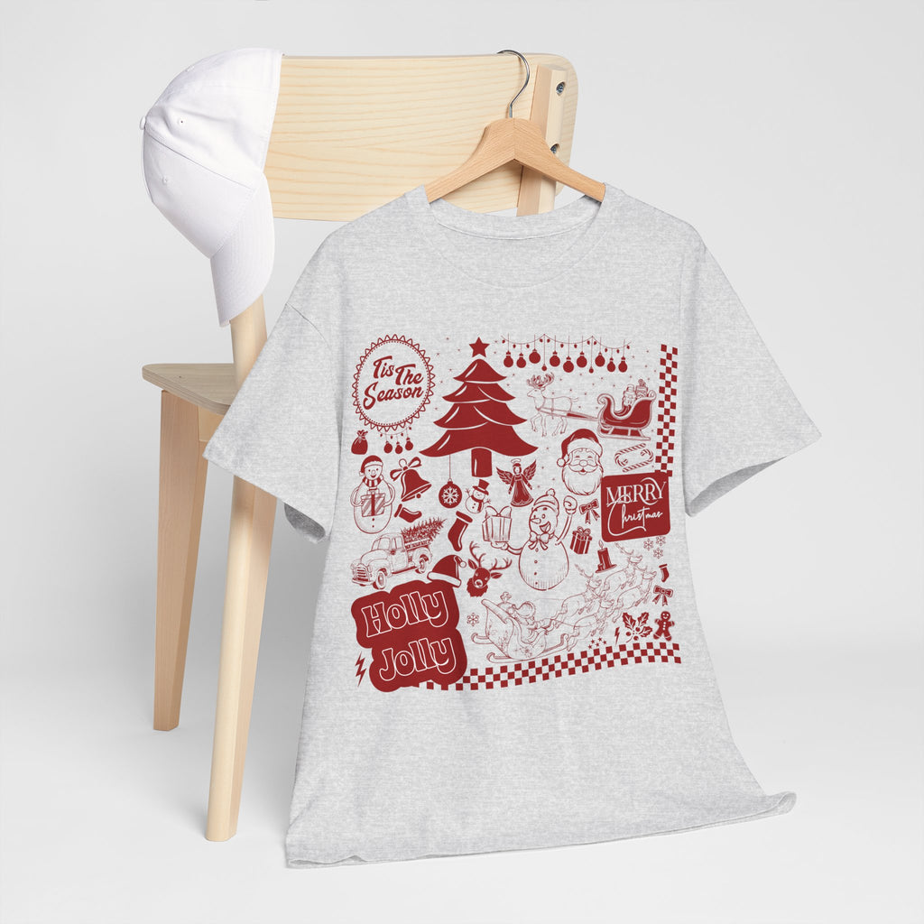 Christmas Festive Unisex Cotton T-shirt