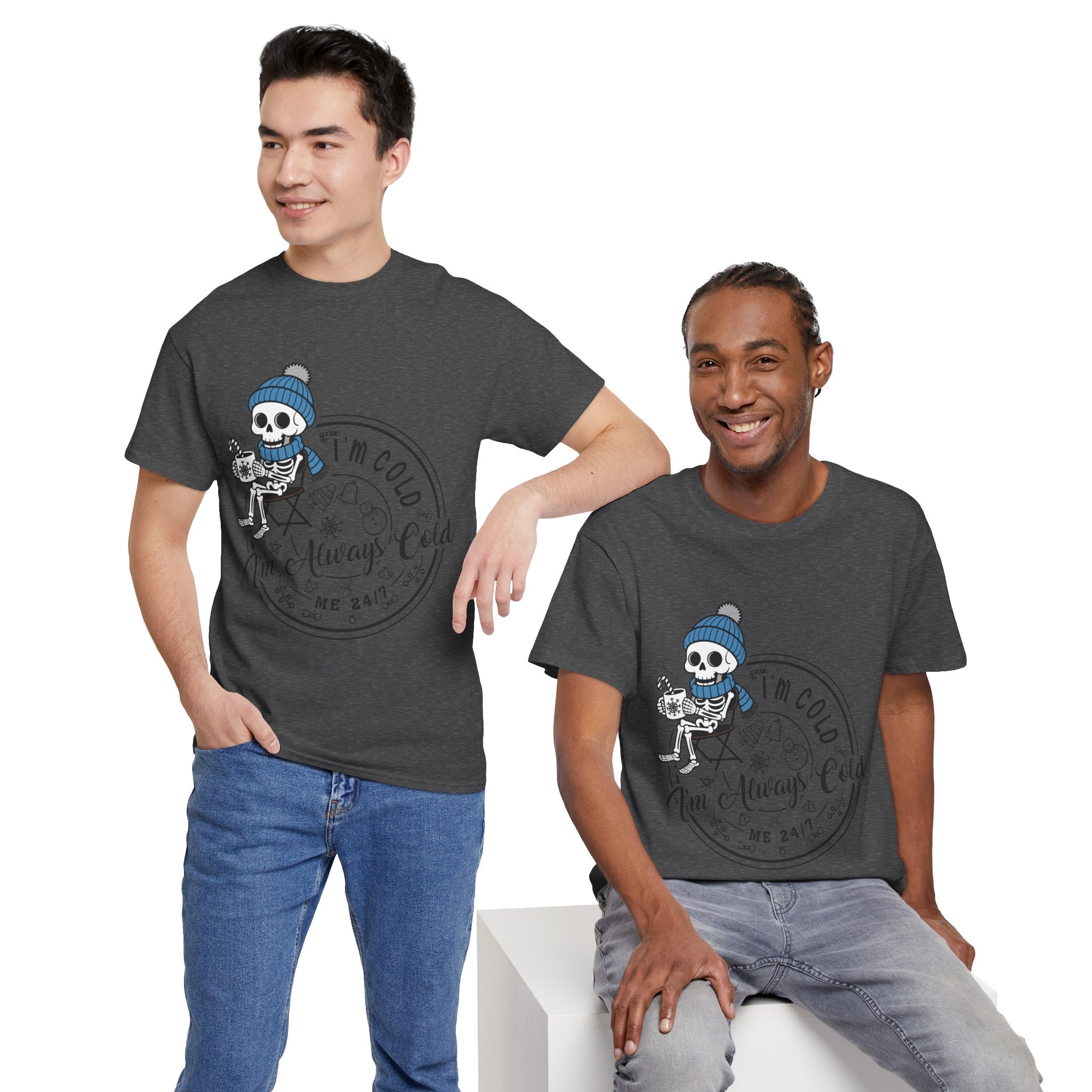 Cozy Skeleton Unisex Cotton Tee