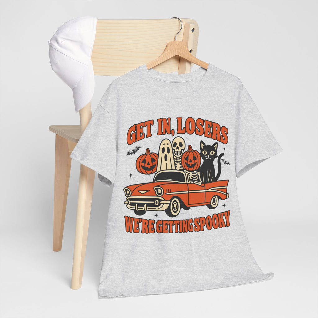 Halloween Skeleton Pumpkin Black Cat Unisex Cotton Tee