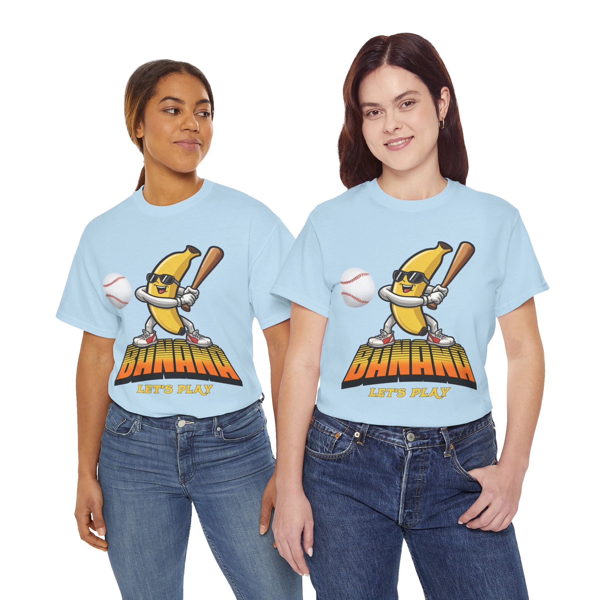 Banana Playing Baseball Tee