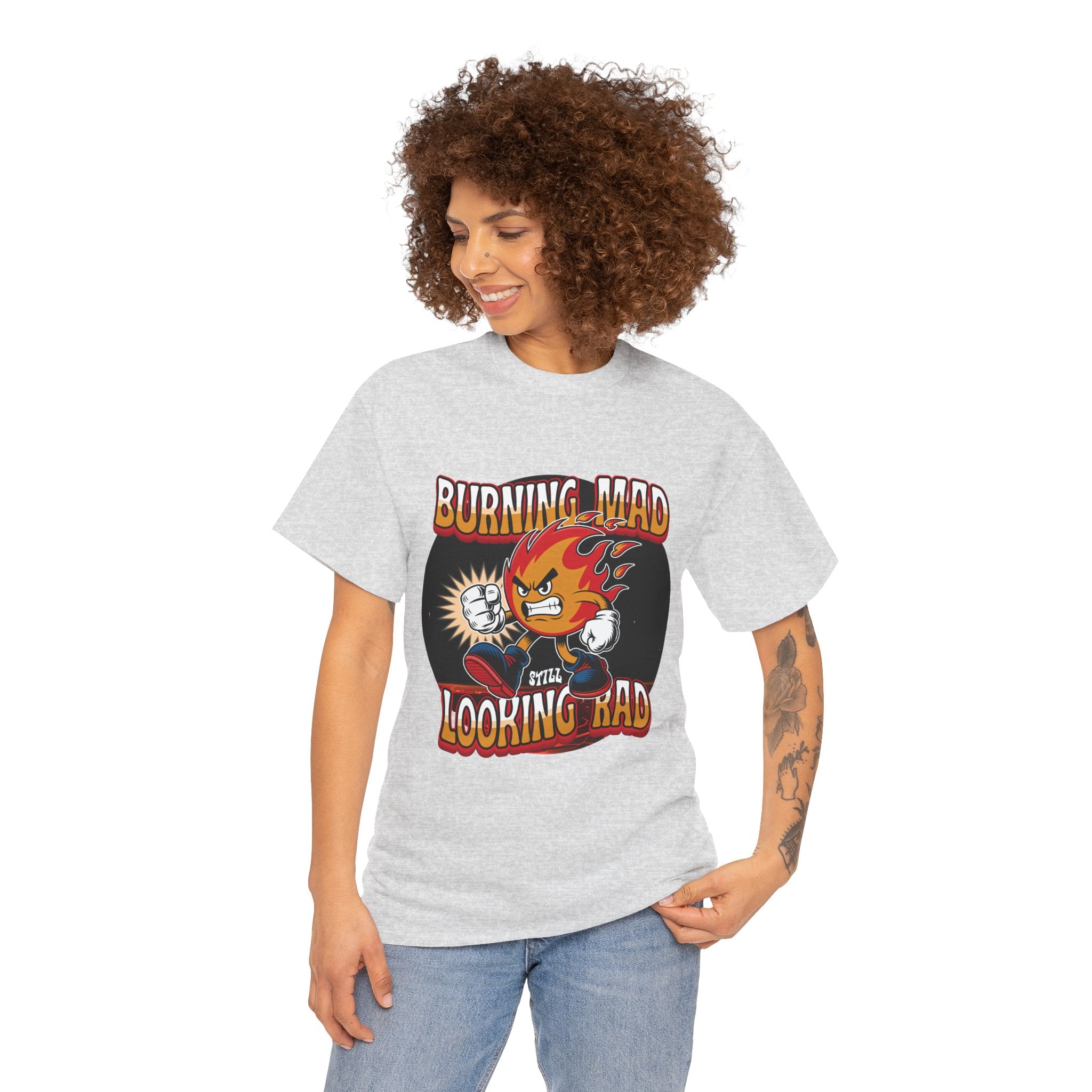 Burning Mad Looking Rad Unisex Tee