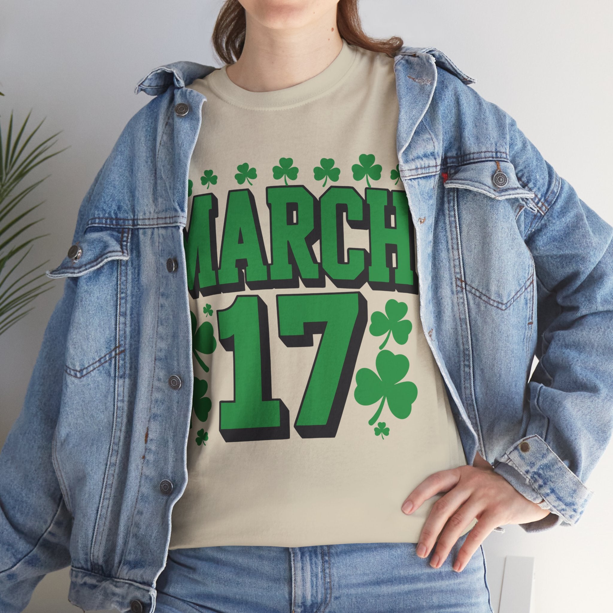 St. Patrick’s Day March 17 Shamrock Unisex Cotton T‑Shirt