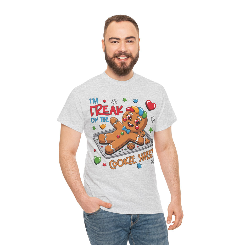 Gingerbread ‘I’m Freak on the Cookie Sheet’ Unisex Cotton Tee