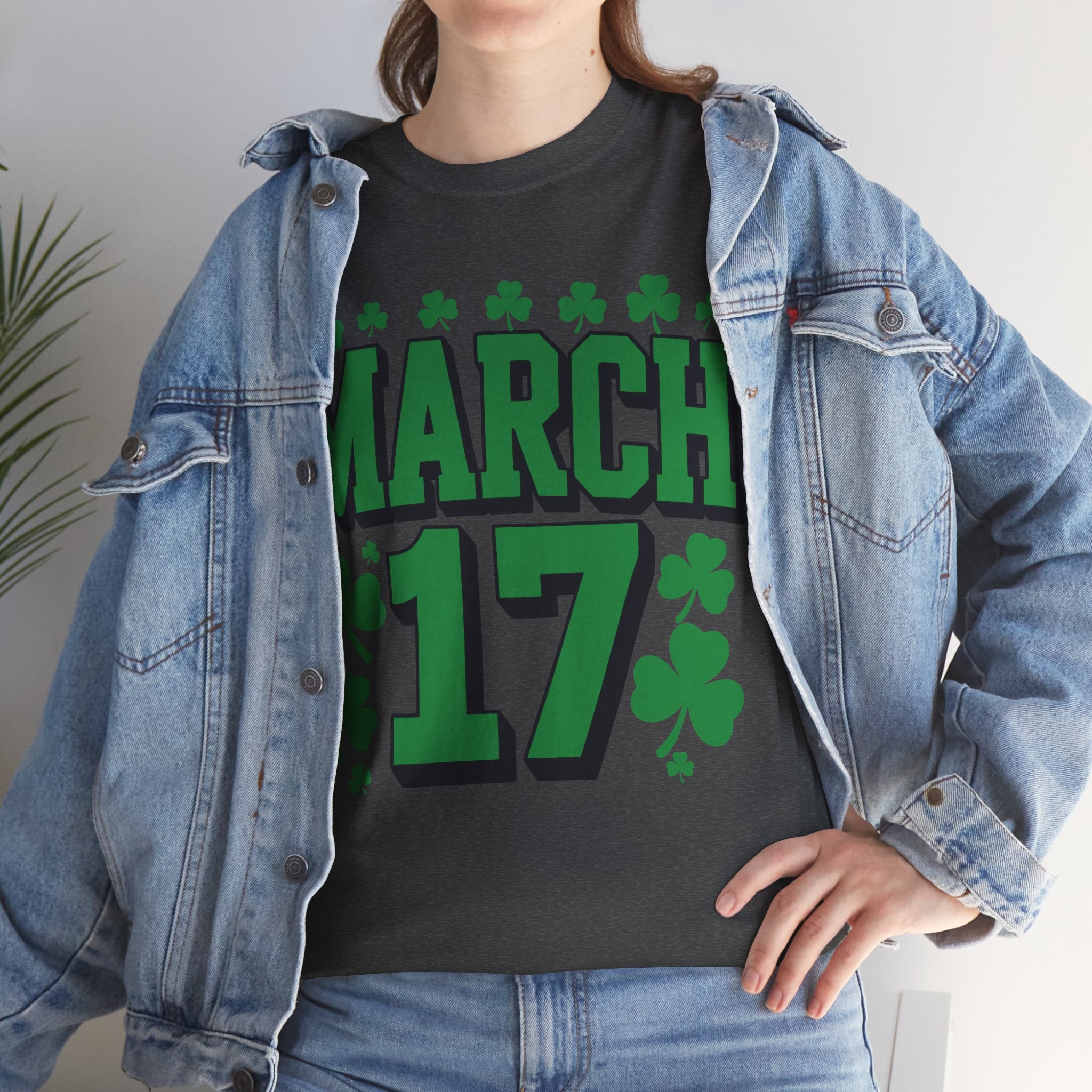 St. Patrick’s Day March 17 Shamrock Unisex Cotton T‑Shirt