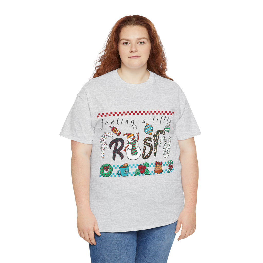 Christmas Frosty Unisex Cotton Tee