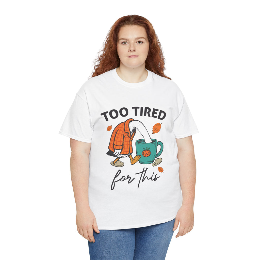 Sleepy Crow Unisex Cotton Tee