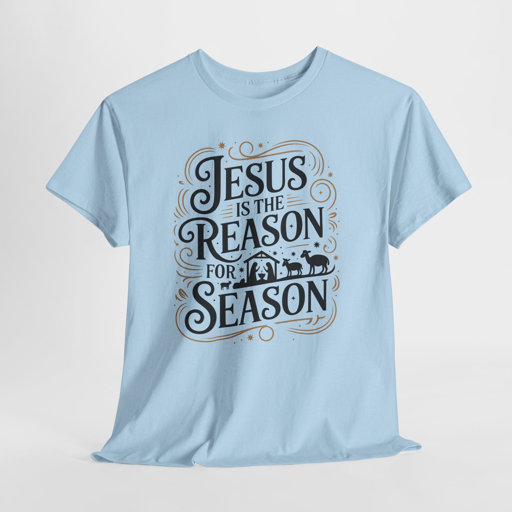 Vintage Gold Frame T-Shirt — Elegant Decorative Flourish Unisex Cotton Tee