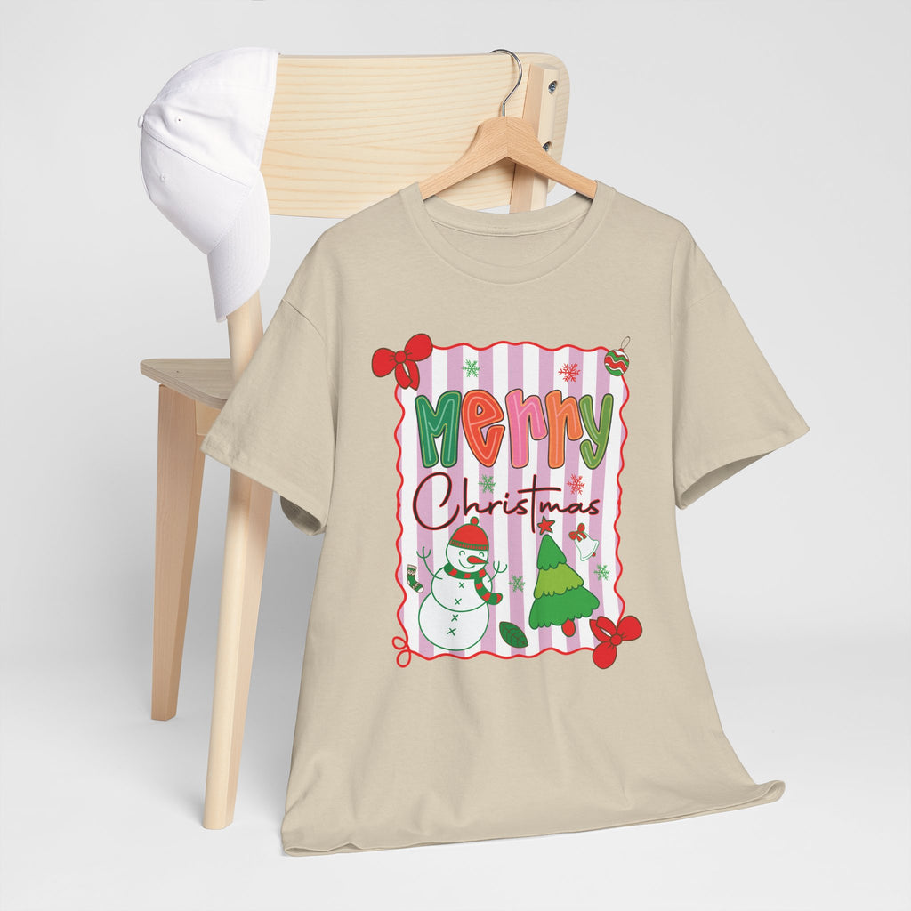 Christmas Snowman Unisex Cotton Tee