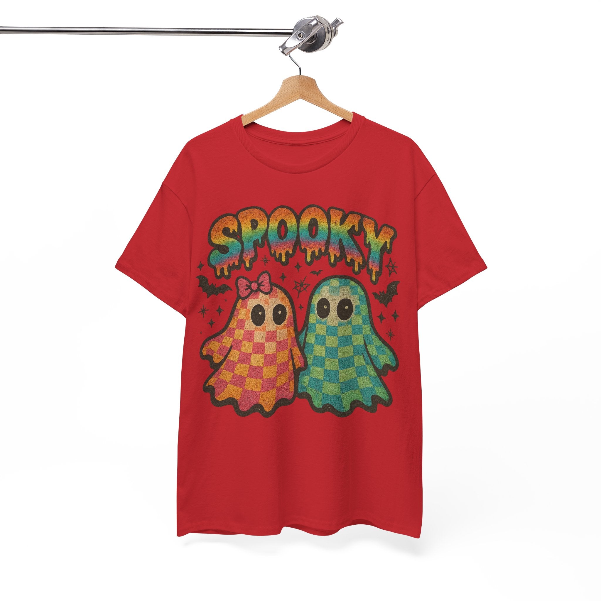 Spooky Pastel Ghosts Unisex Cotton Tee