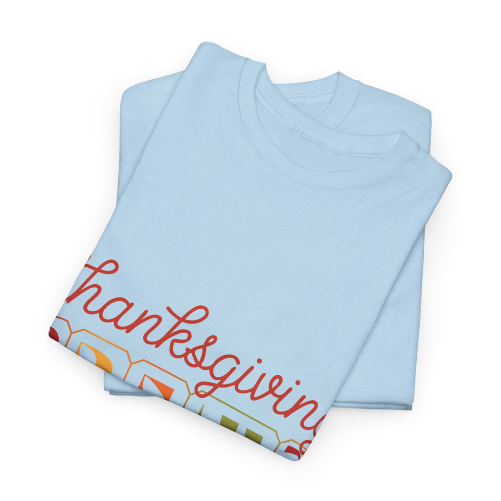Thanksgiving Crew 2025 Tee — "Thankful for My Tribe" Autumn Holiday Unisex Cotton Tshirt