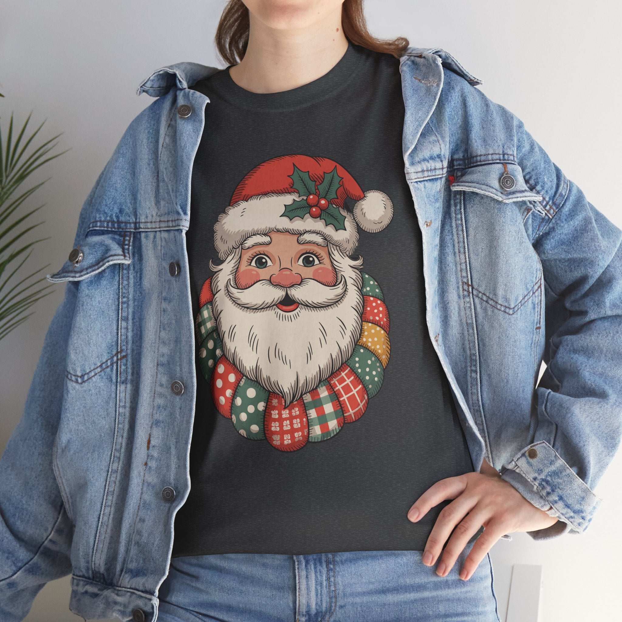 Vintage Santa Unisex Cotton Tee