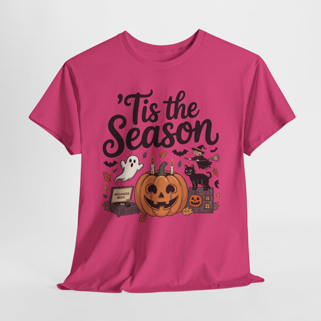 Holiday Season Unisex Cotton T-Shirt - Tis the Season Design