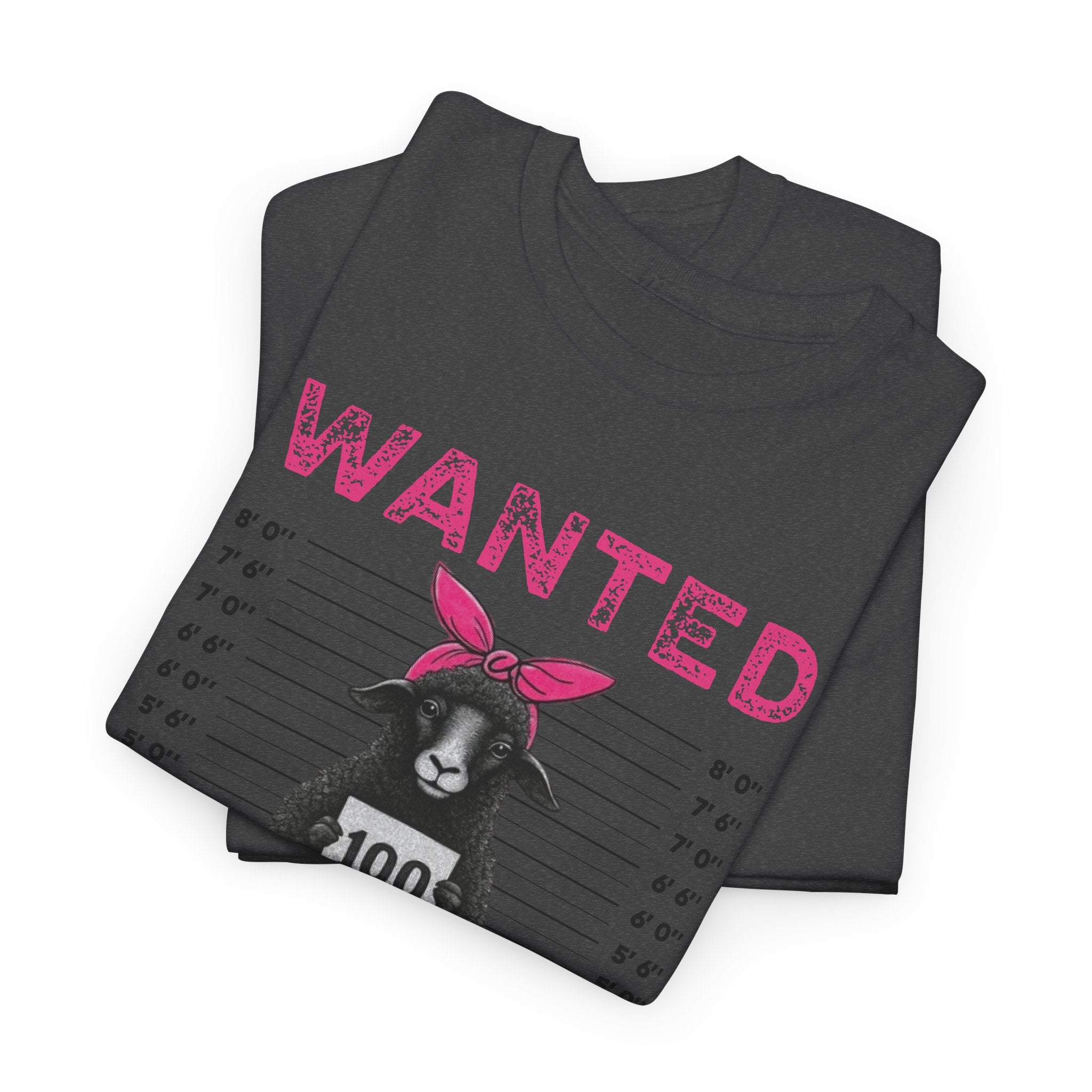 WANTED Black Sheep 'I Once Was Lost But Now I Am Found' Unisex Cotton T-Shirt