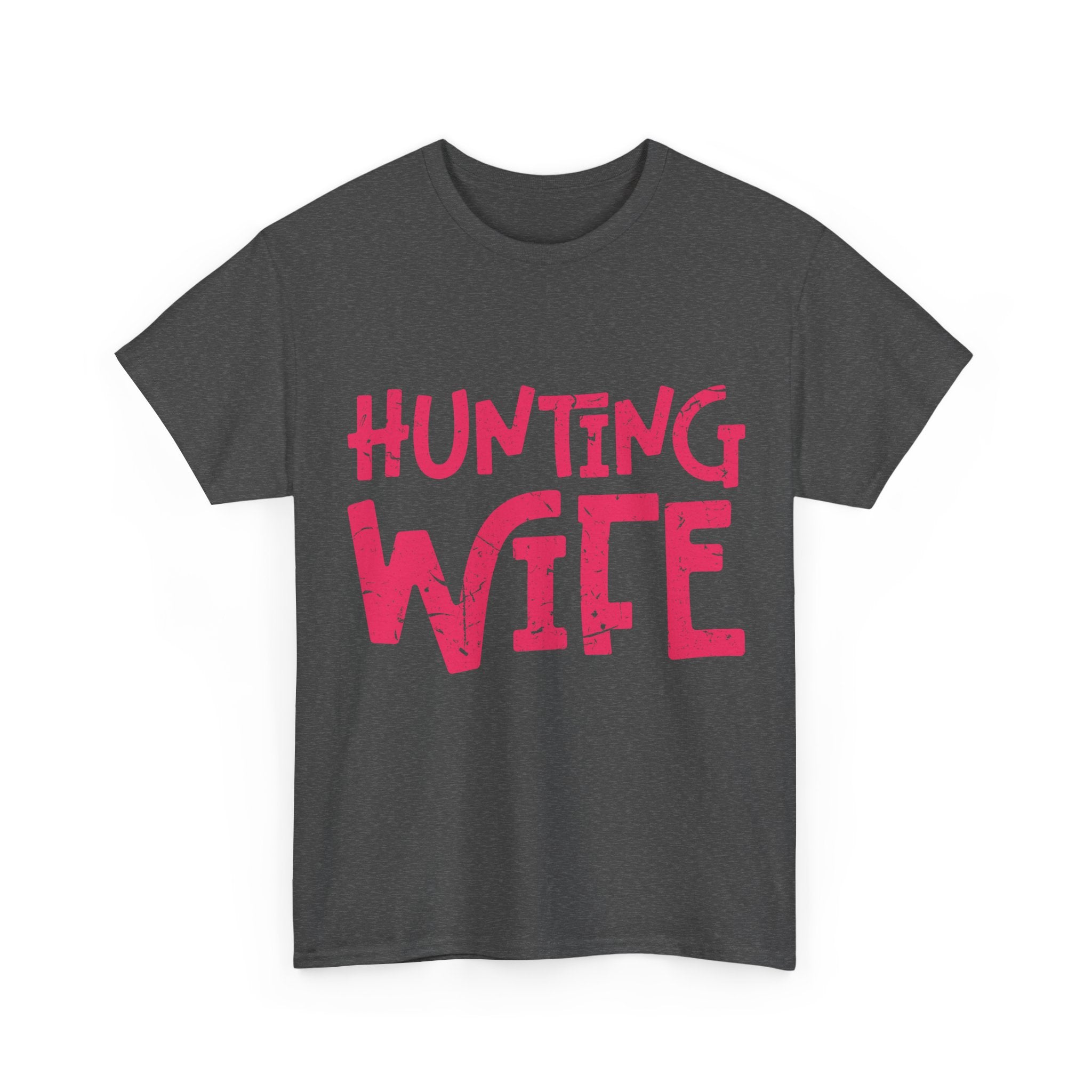 Hunting Season Vintage Badge T-Shirt — Rugged Orange Hunting Unisex Cotton Tee