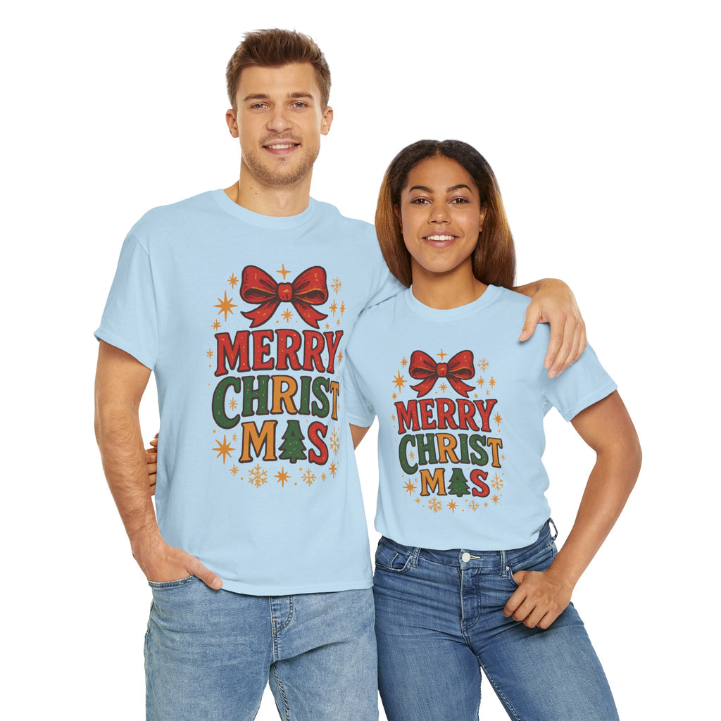 Merry Christmas Unisex Cotton Tee