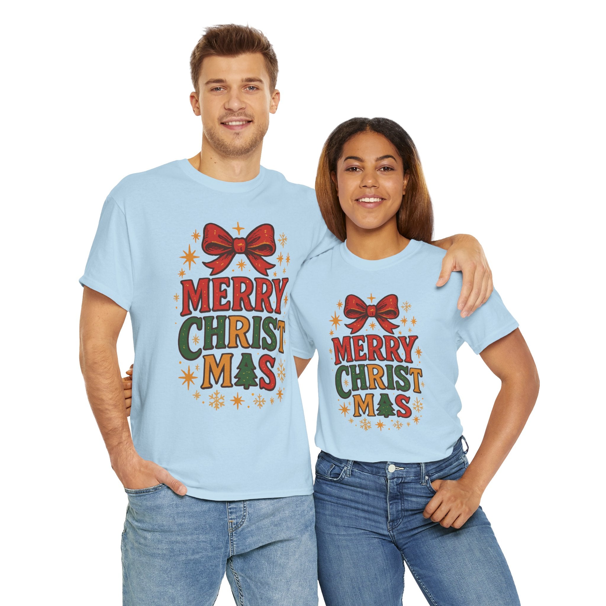 Merry Christmas Unisex Cotton Tee