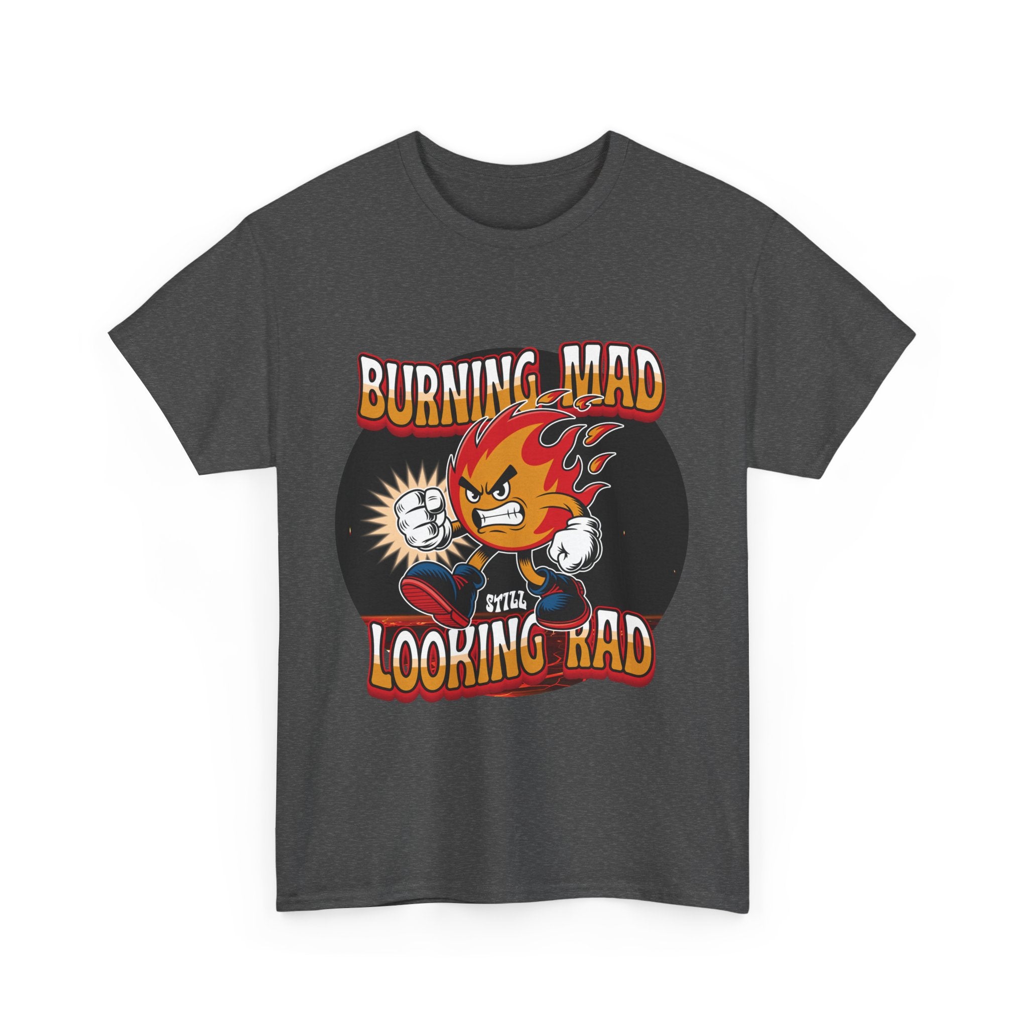 Burning Mad Looking Rad Unisex Tee