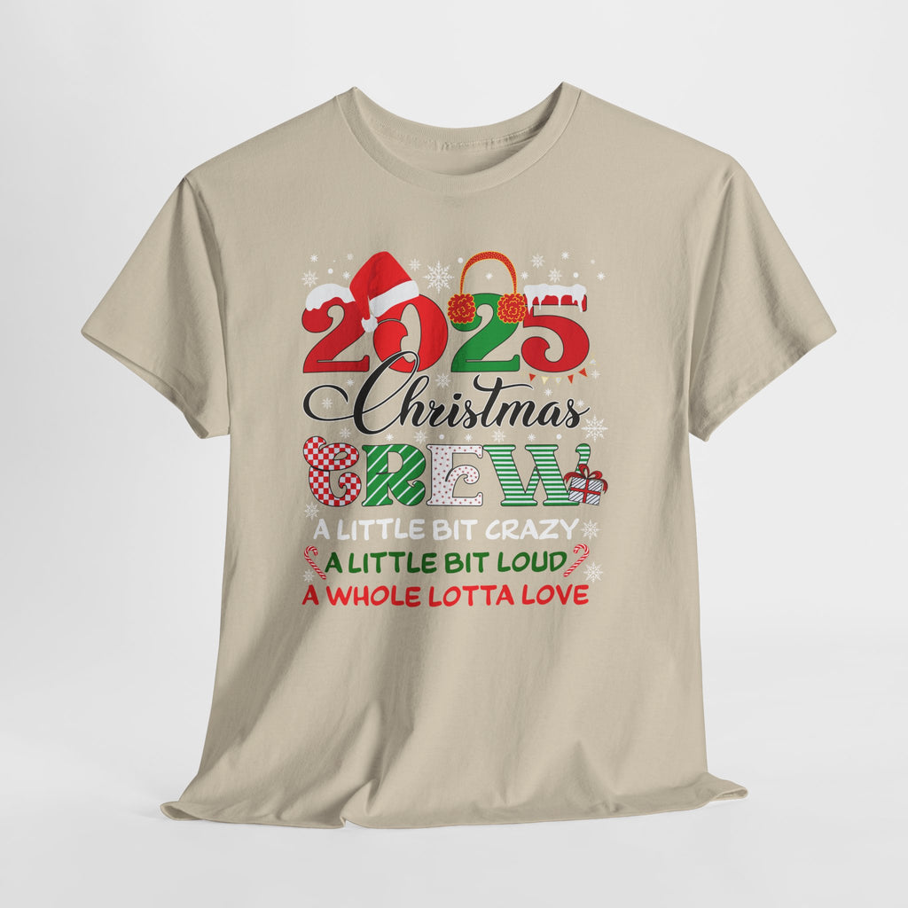 Christmas Crew 2025 Unisex Cotton Tee