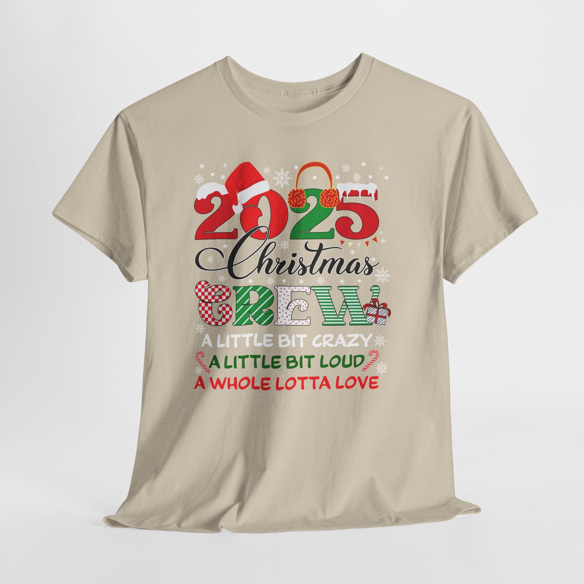 Christmas Crew 2025 Unisex Cotton Tee