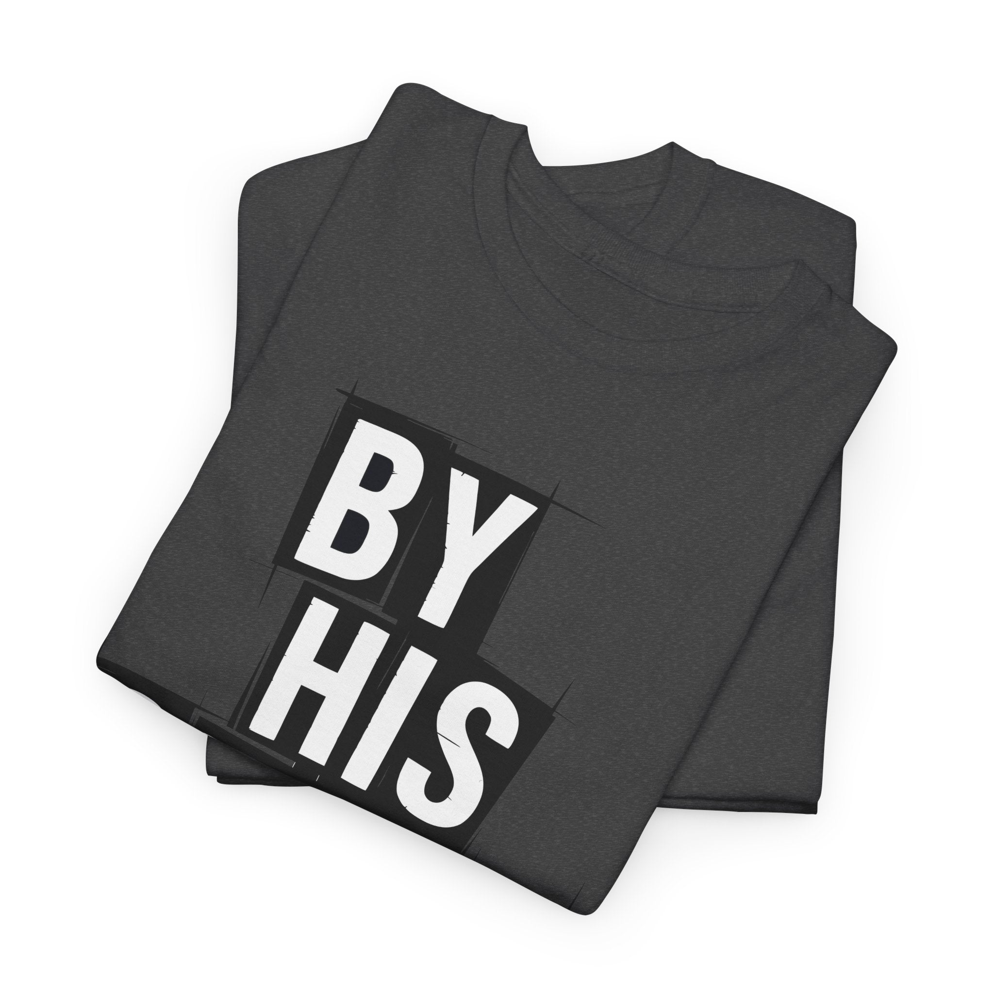 By His Grace tee — Minimalist Faith Christian Unisex Cotton T-Shirt