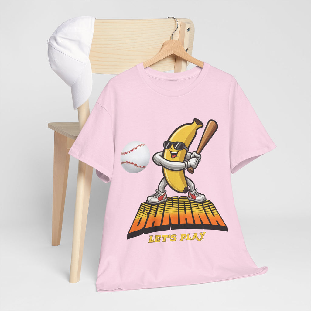 Banana Playing Baseball Tee
