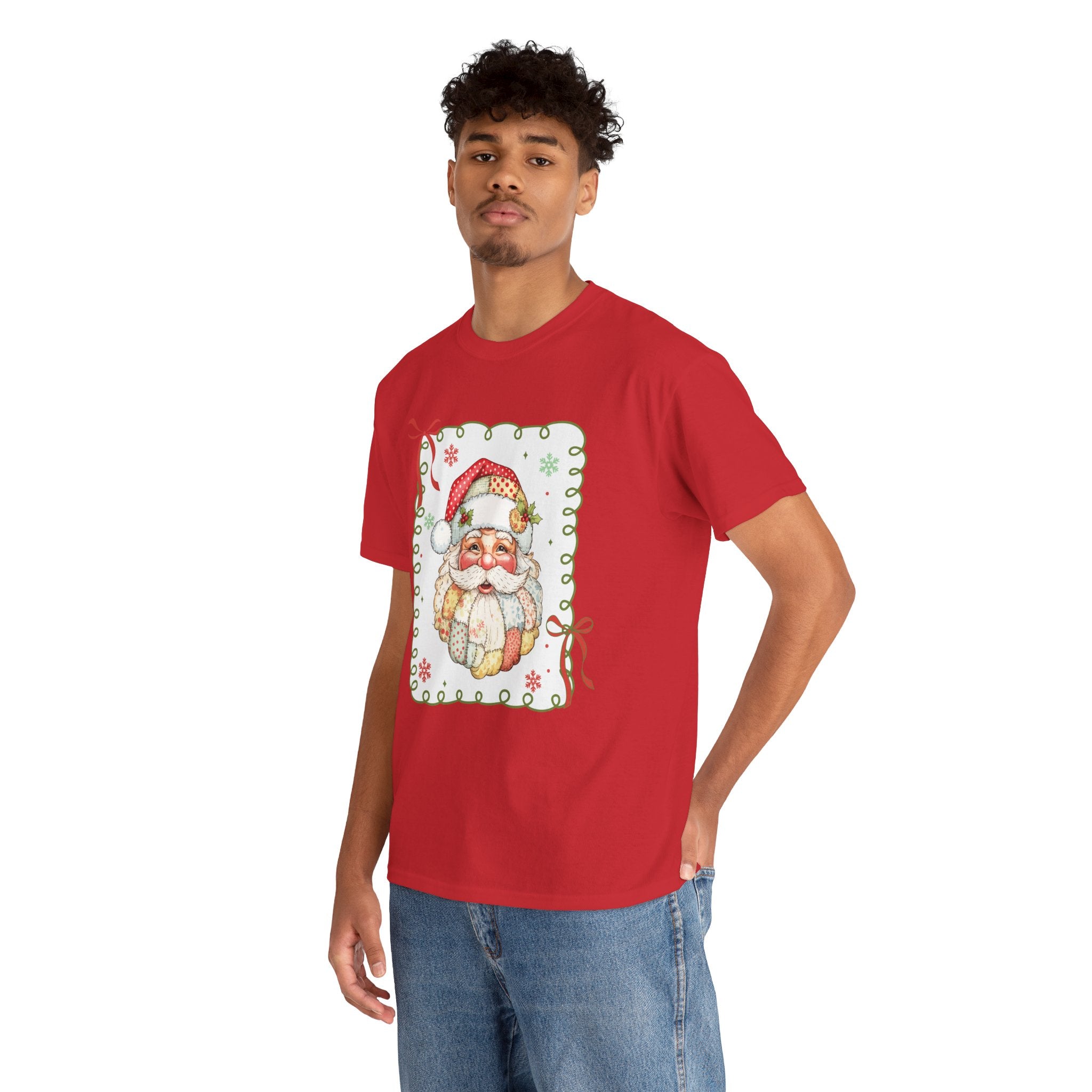 Santa Vintage Unisex Cotton Tee