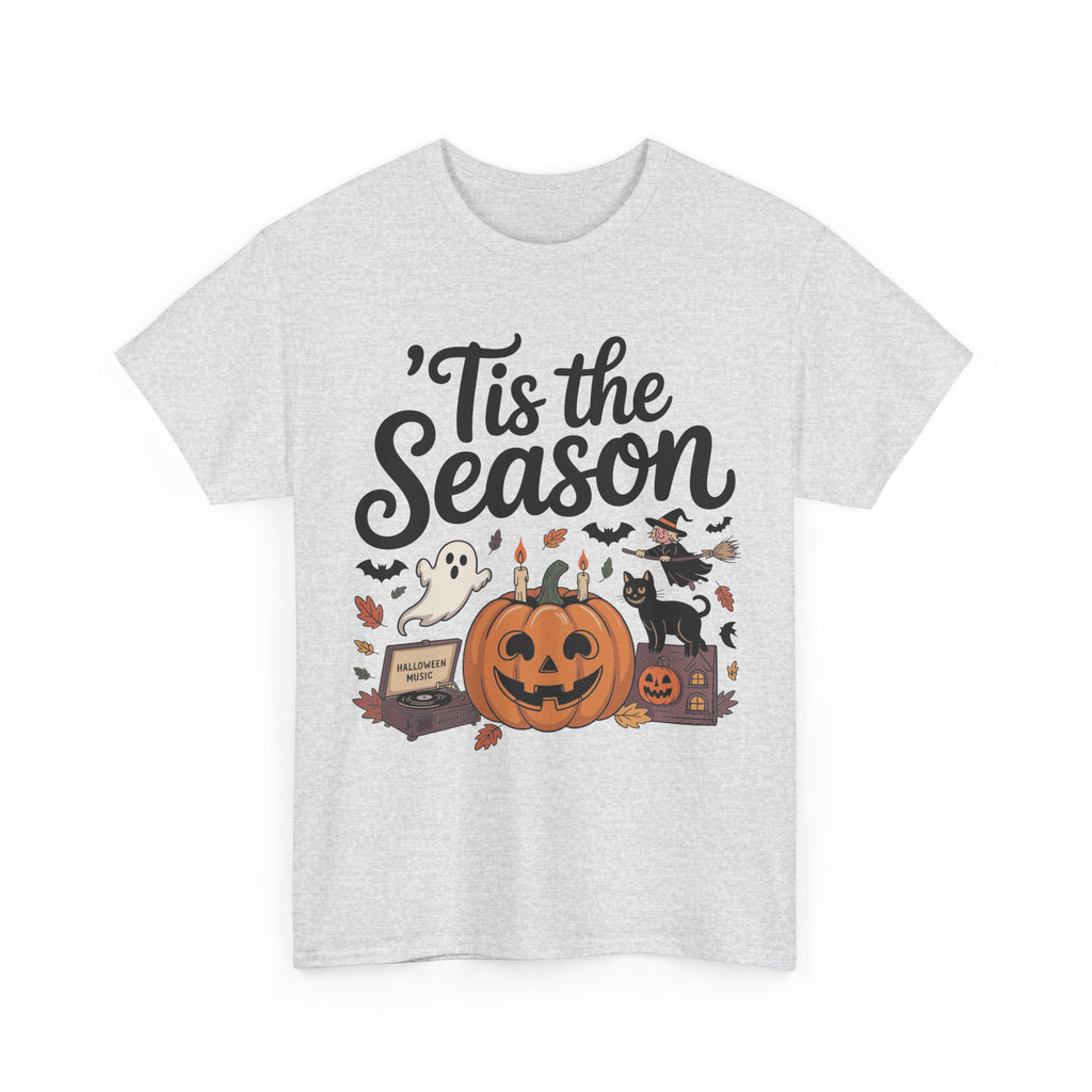 Holiday Season Unisex Cotton T-Shirt - Tis the Season Design